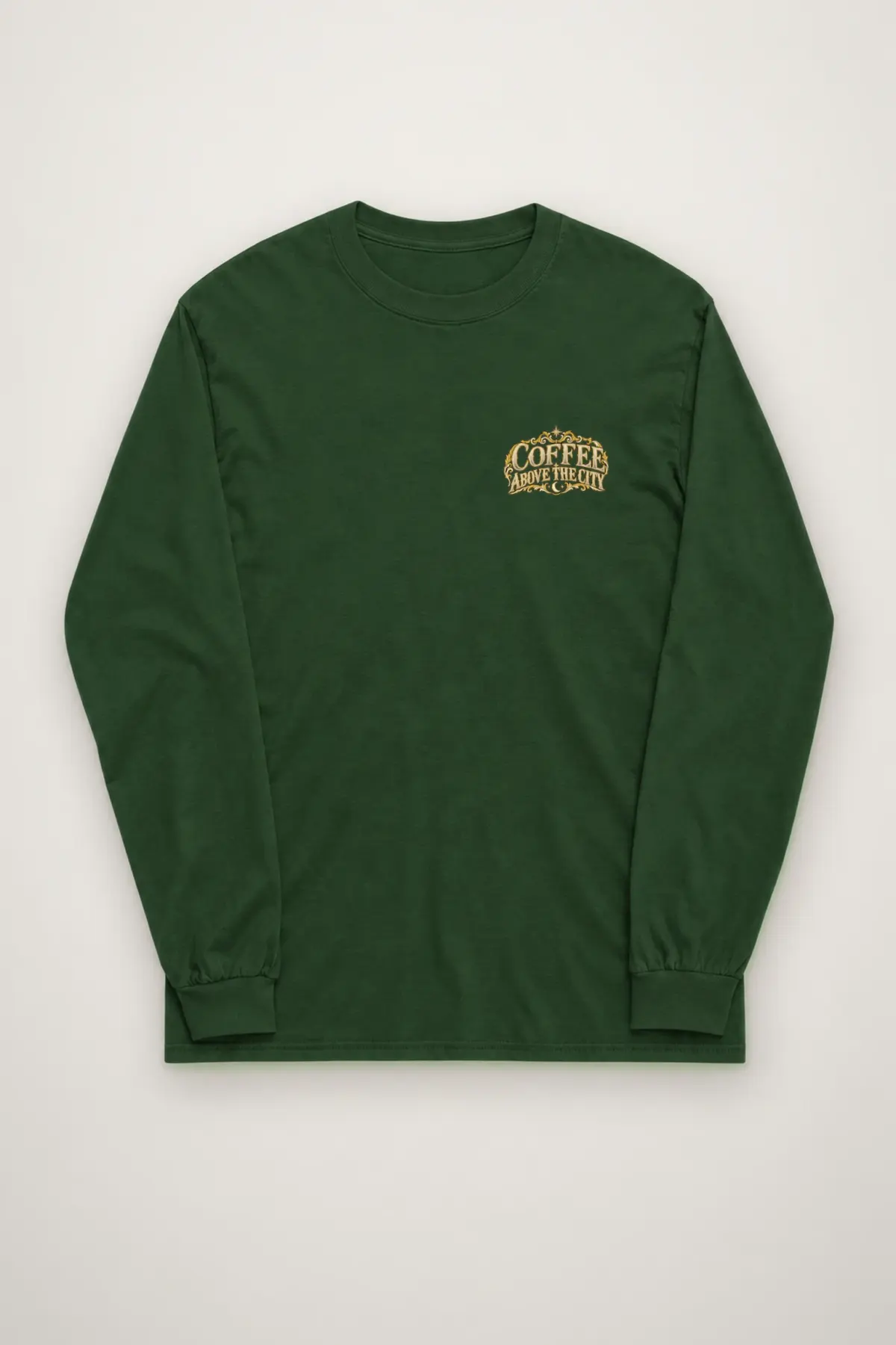 "Coffee Above the City" Unisex Longsleeve T-shirt