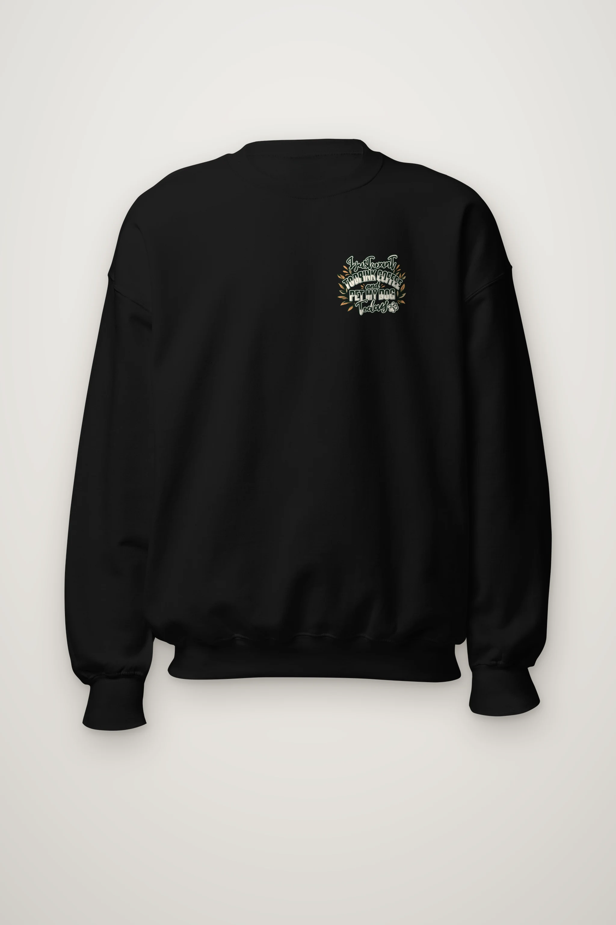 "Coffee And Dog" Heavy Blend Unisex Crewneck Sweatshirt