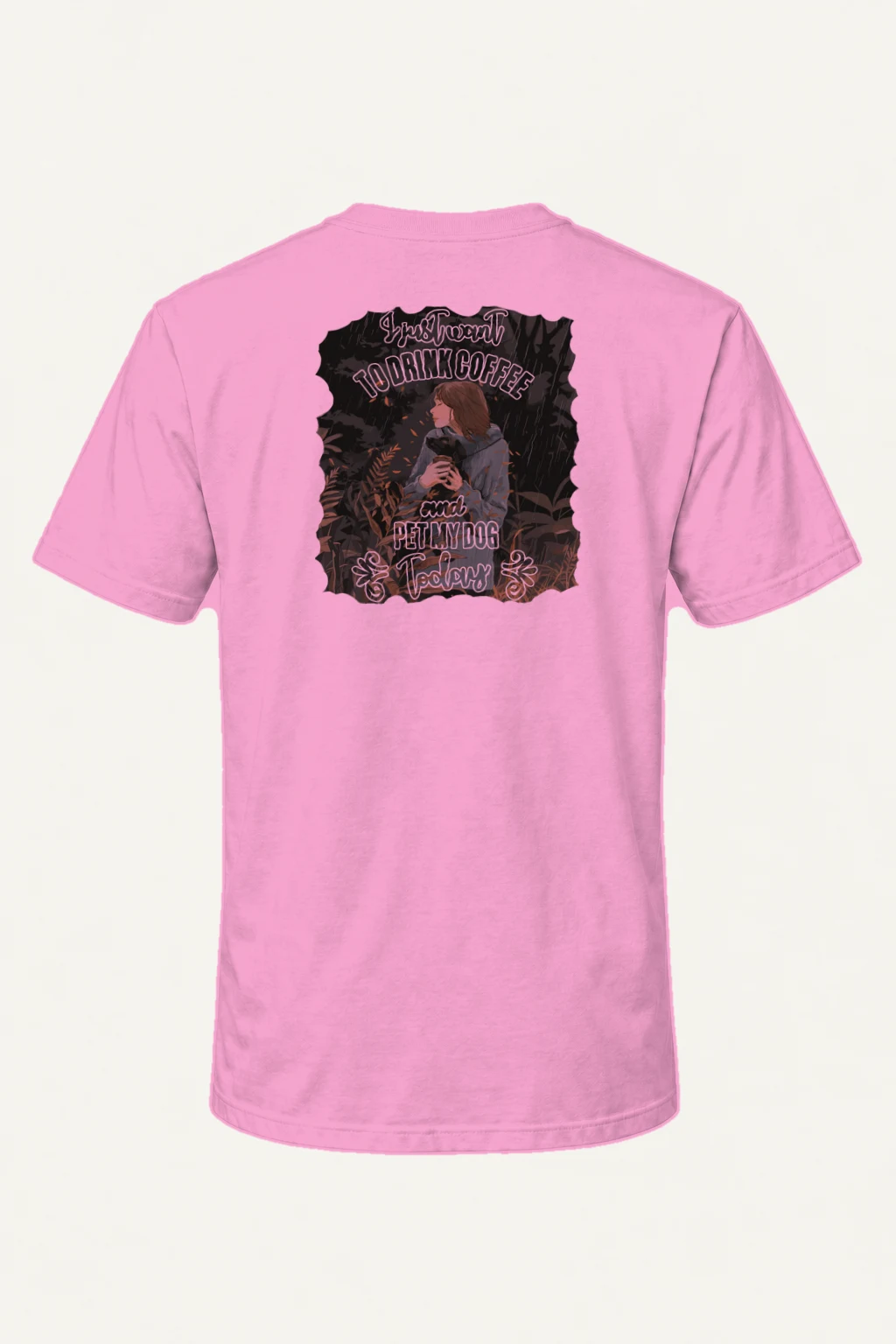 "Coffee And Pets" Heavyweight Unisex Crewneck T-shirt | Gildan 5000