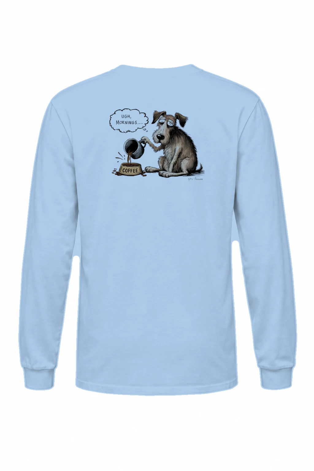 "Coffee Before Conversation" Unisex Longsleeve T-shirt | Gildan 2400