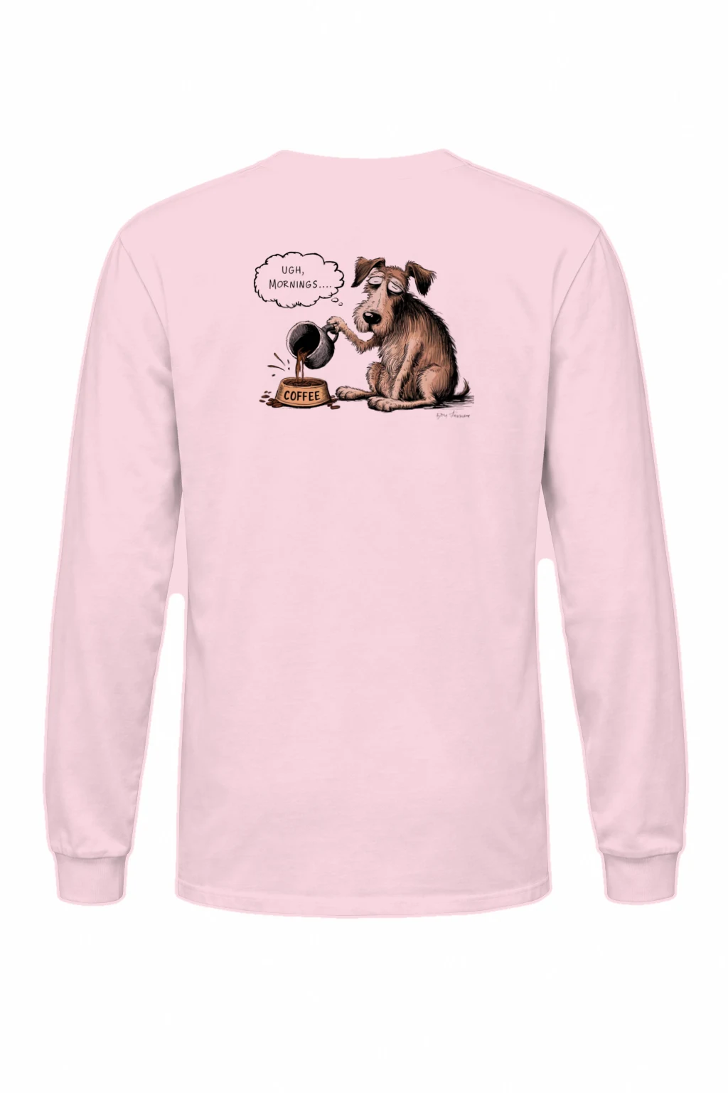 "Coffee Before Conversation" Unisex Longsleeve T-shirt | Gildan 2400