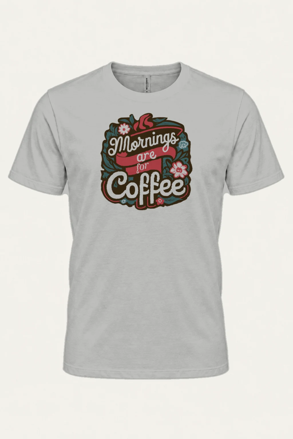 "Coffee Blossom Club" Heavyweight Unisex Crewneck T-shirt | Gildan 5000