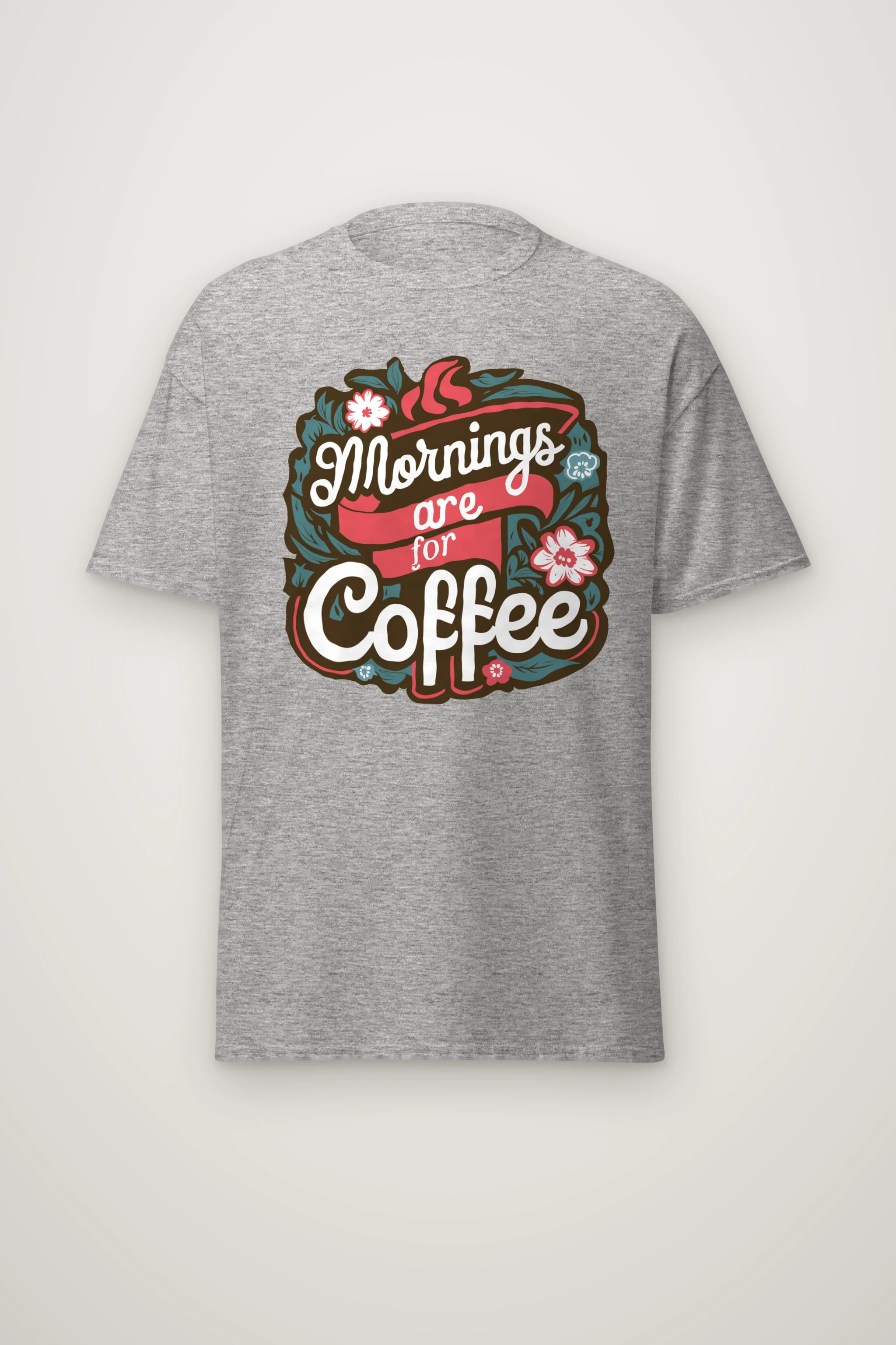 "Coffee Blossom Club" Heavyweight Unisex Crewneck T-shirt