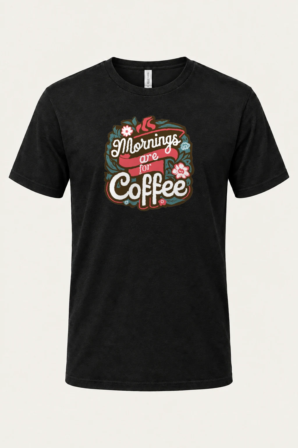 "Coffee Blossom Club" Heavyweight Unisex Crewneck T-shirt | Gildan 5000