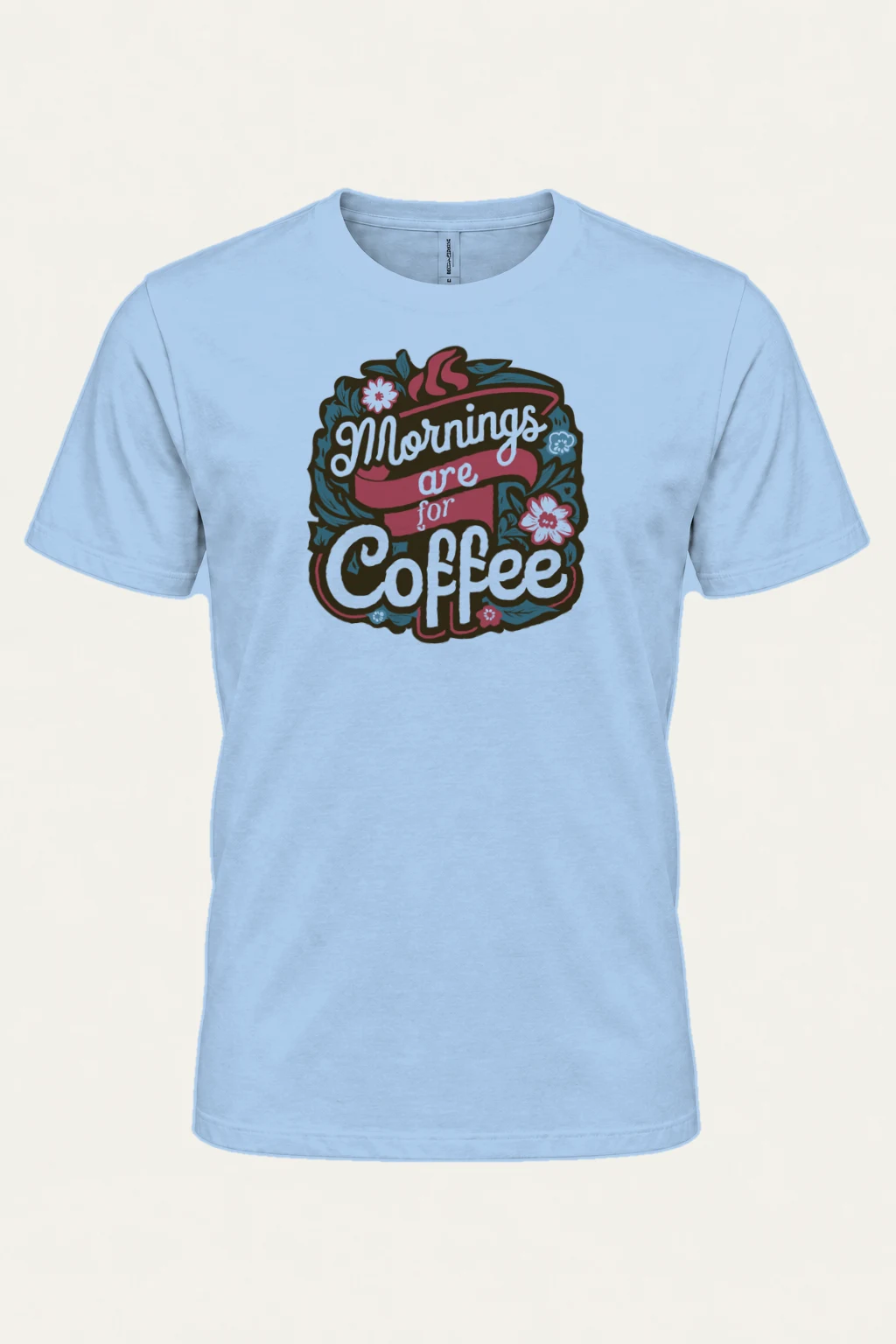 "Coffee Blossom Club" Heavyweight Unisex Crewneck T-shirt | Gildan 5000