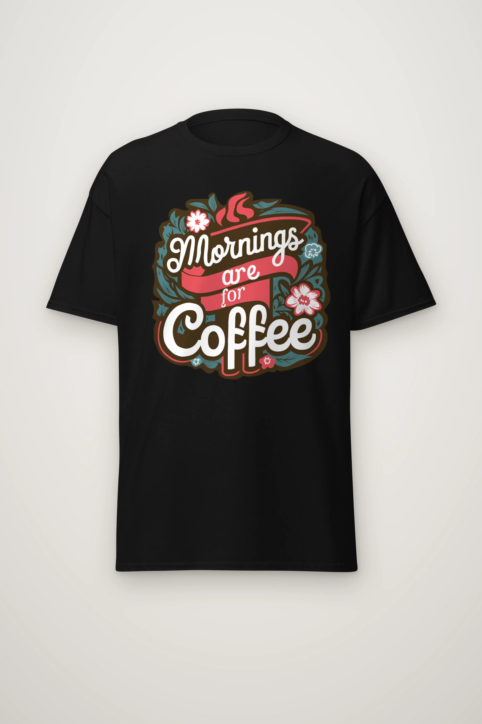 "Coffee Blossom Club" Heavyweight Unisex Crewneck T-shirt