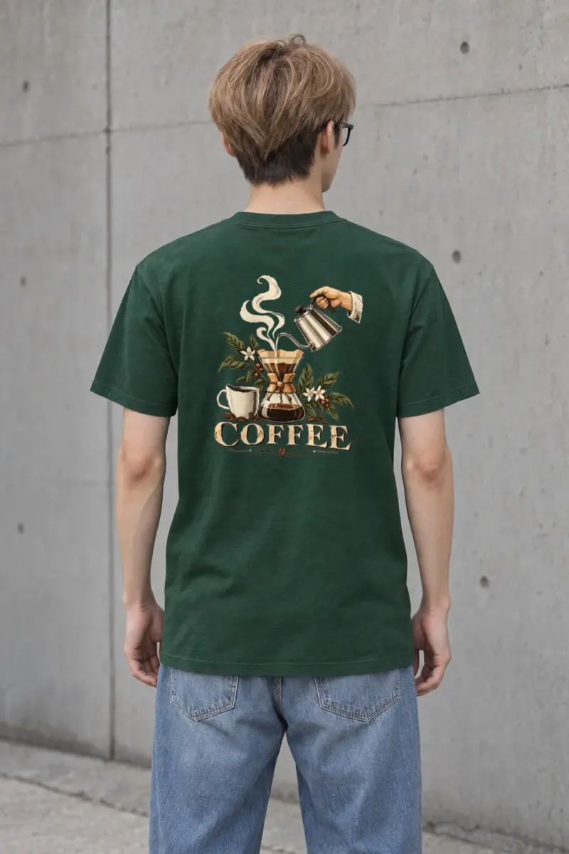 "Coffee Botanica" Heavyweight Unisex Crewneck T-shirt