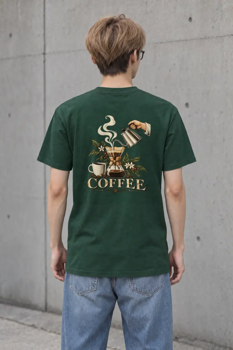 "Coffee Botanica" Heavyweight Unisex Crewneck T-shirt