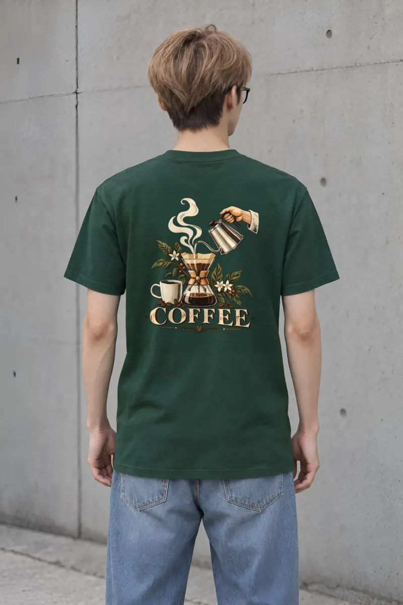 "Coffee Botanica" Heavyweight Unisex Crewneck T-shirt