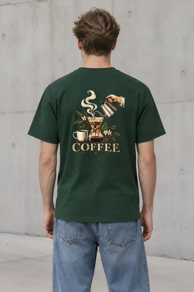 "Coffee Botanica" Heavyweight Unisex Crewneck T-shirt