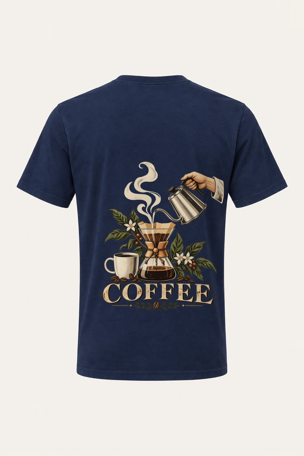 "Coffee Botanica" Heavyweight Unisex Crewneck T-shirt | Gildan 5000