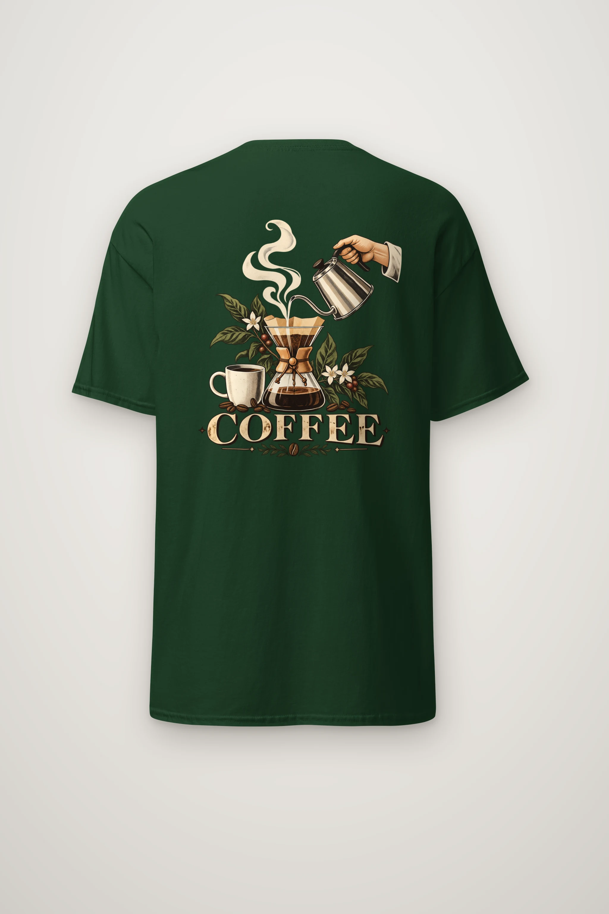 "Coffee Botanica" Heavyweight Unisex Crewneck T-shirt