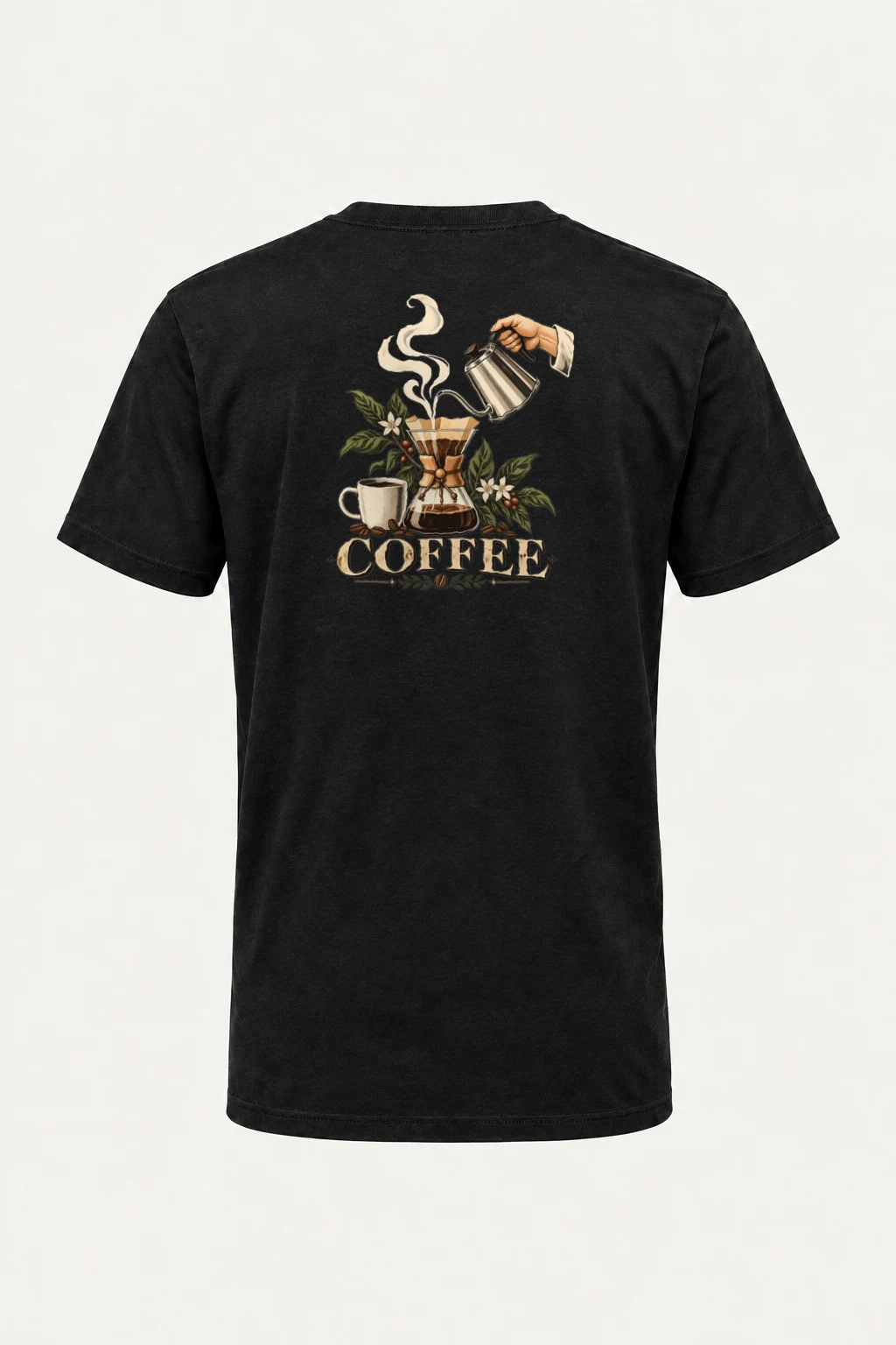 "Coffee Botanica" Heavyweight Unisex Crewneck T-shirt | Gildan 5000