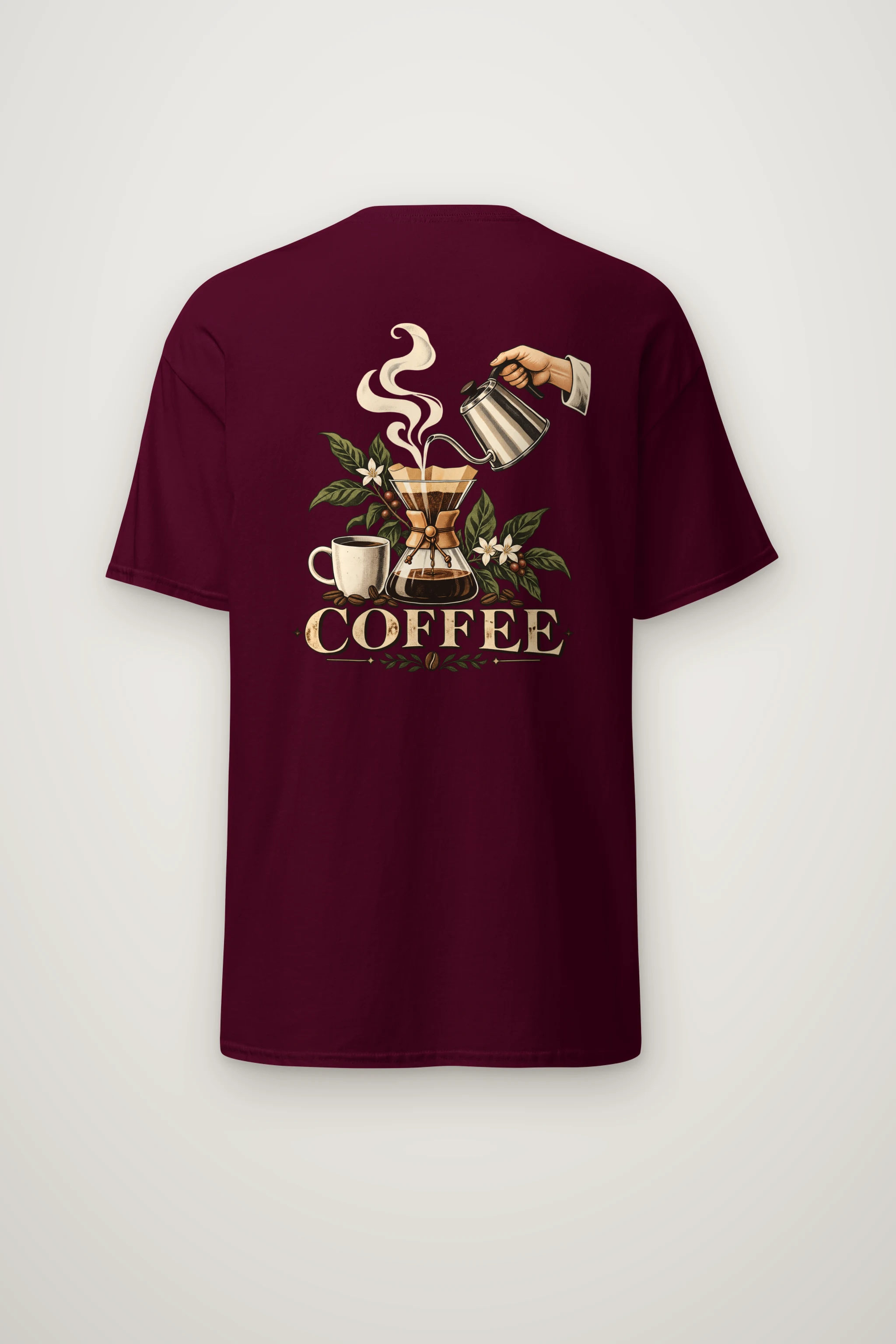 "Coffee Botanica" Heavyweight Unisex Crewneck T-shirt