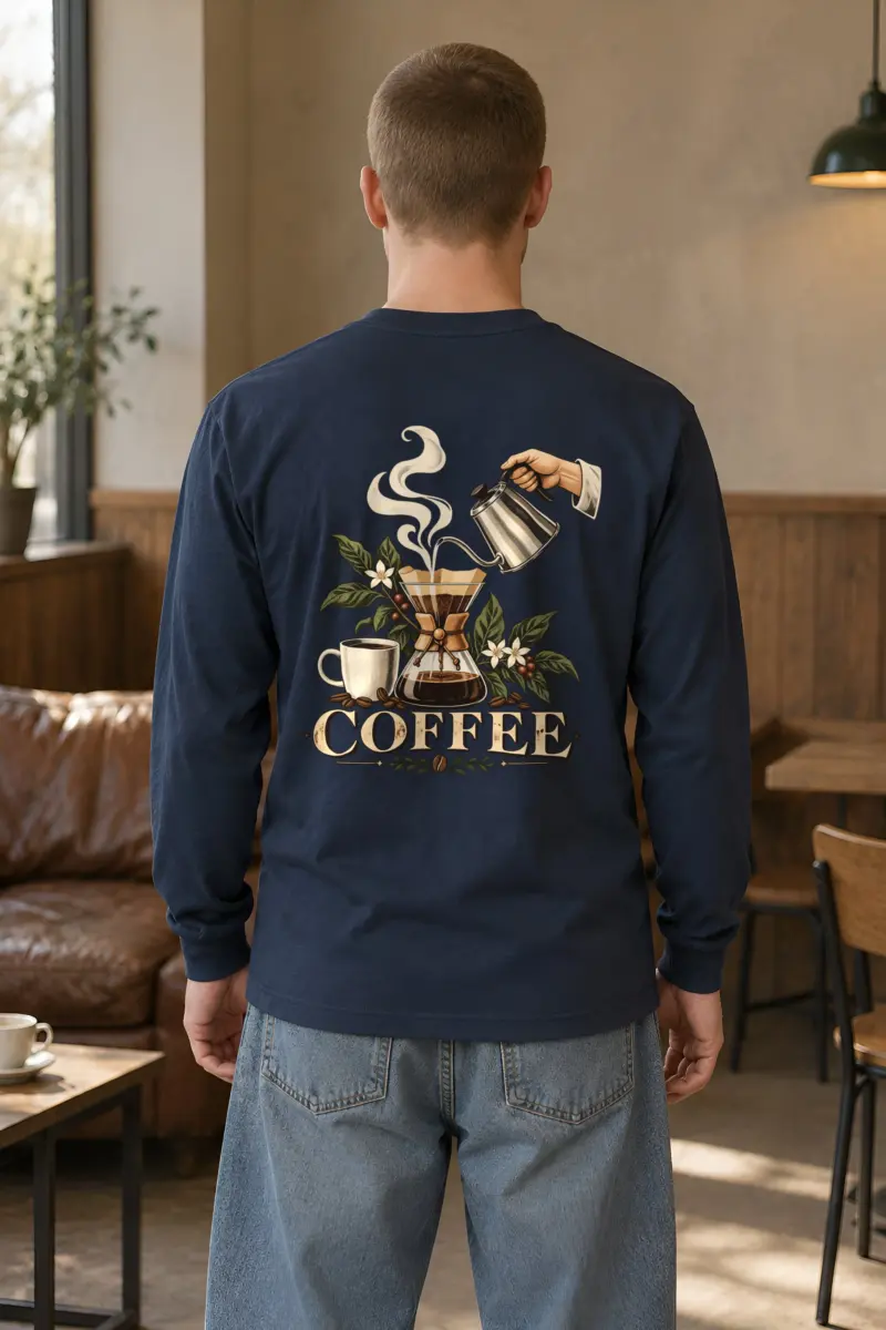 "Coffee Botanicals" Unisex Longsleeve T-shirt