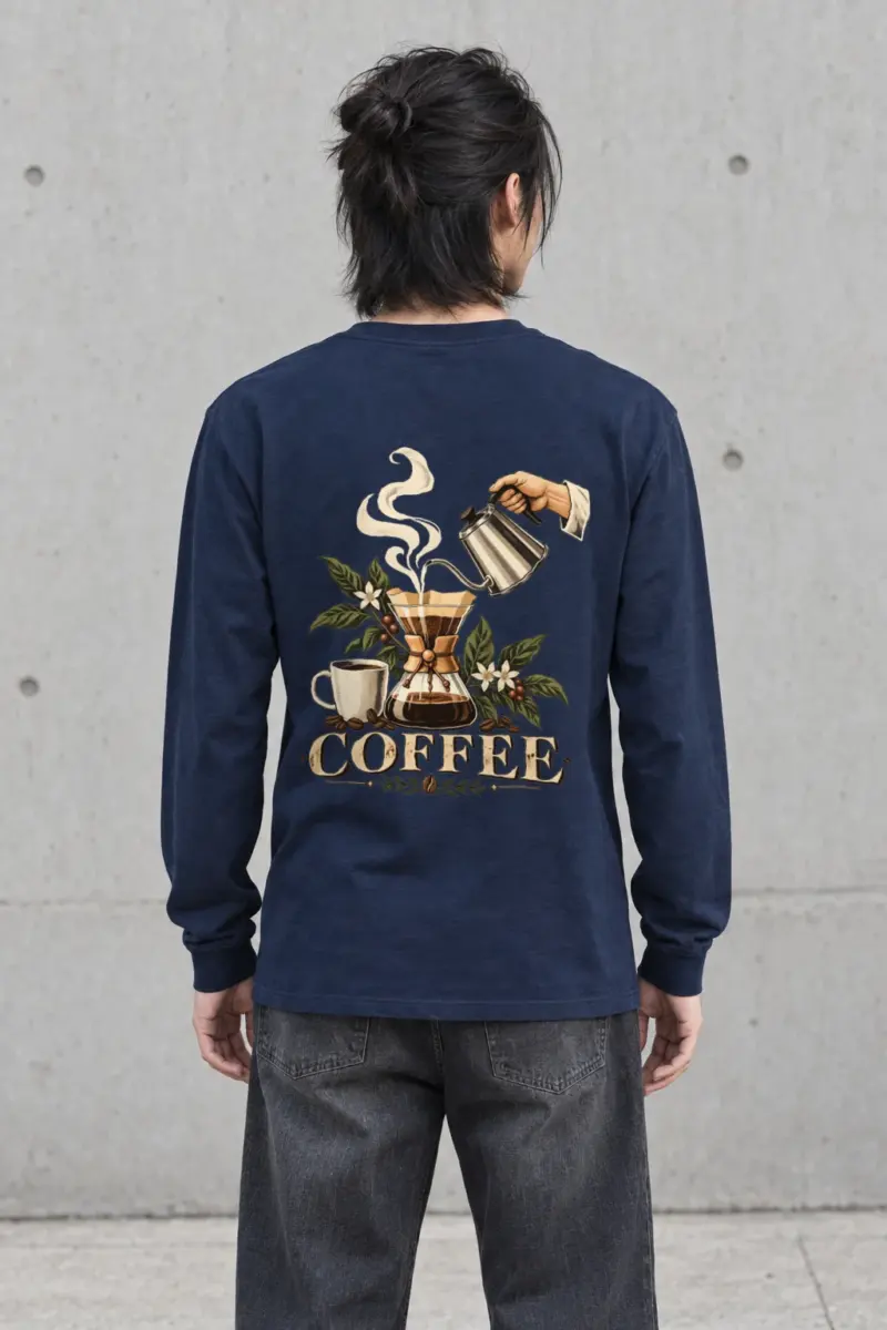 "Coffee Botanicals" Unisex Longsleeve T-shirt