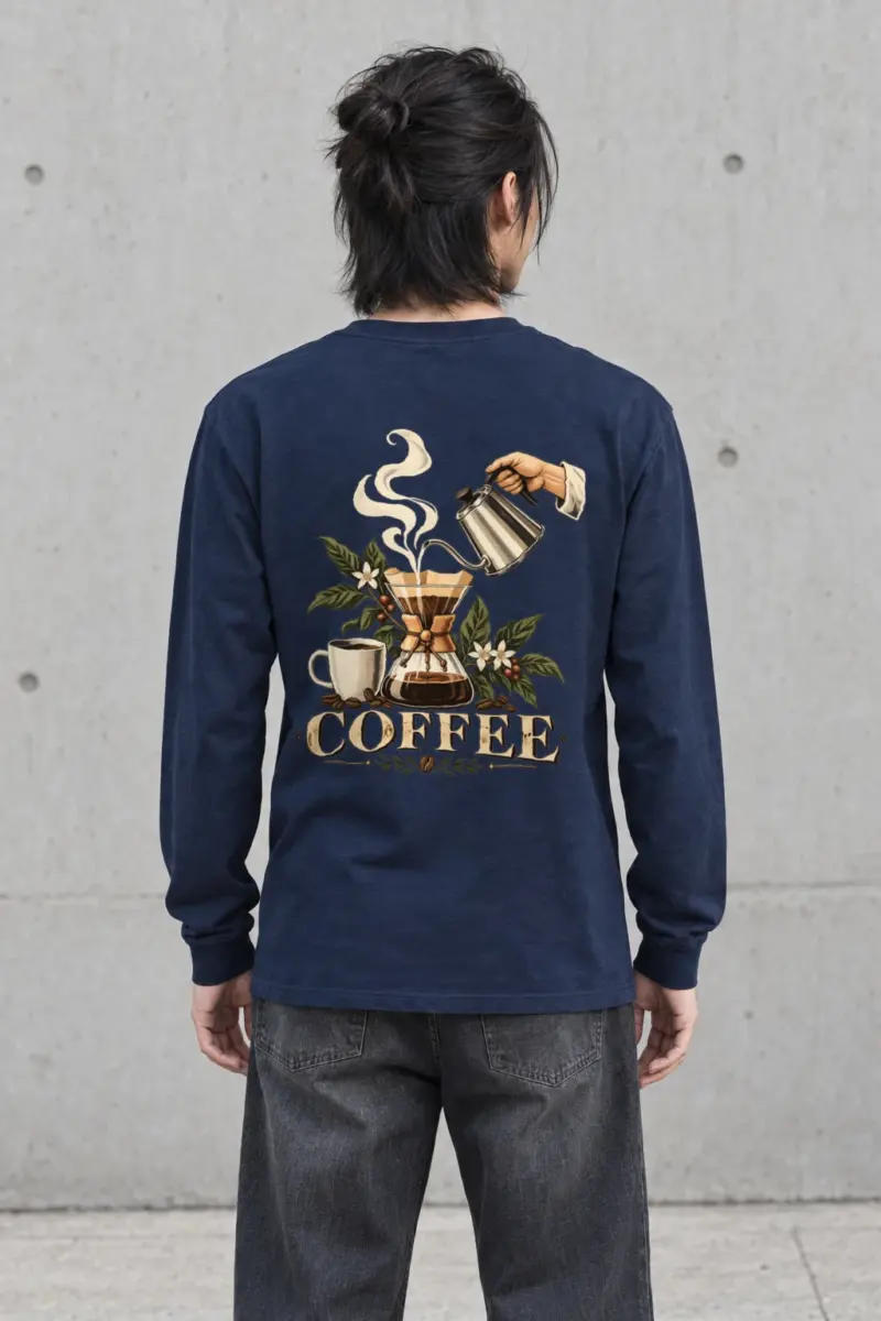 "Coffee Botanicals" Unisex Longsleeve T-shirt