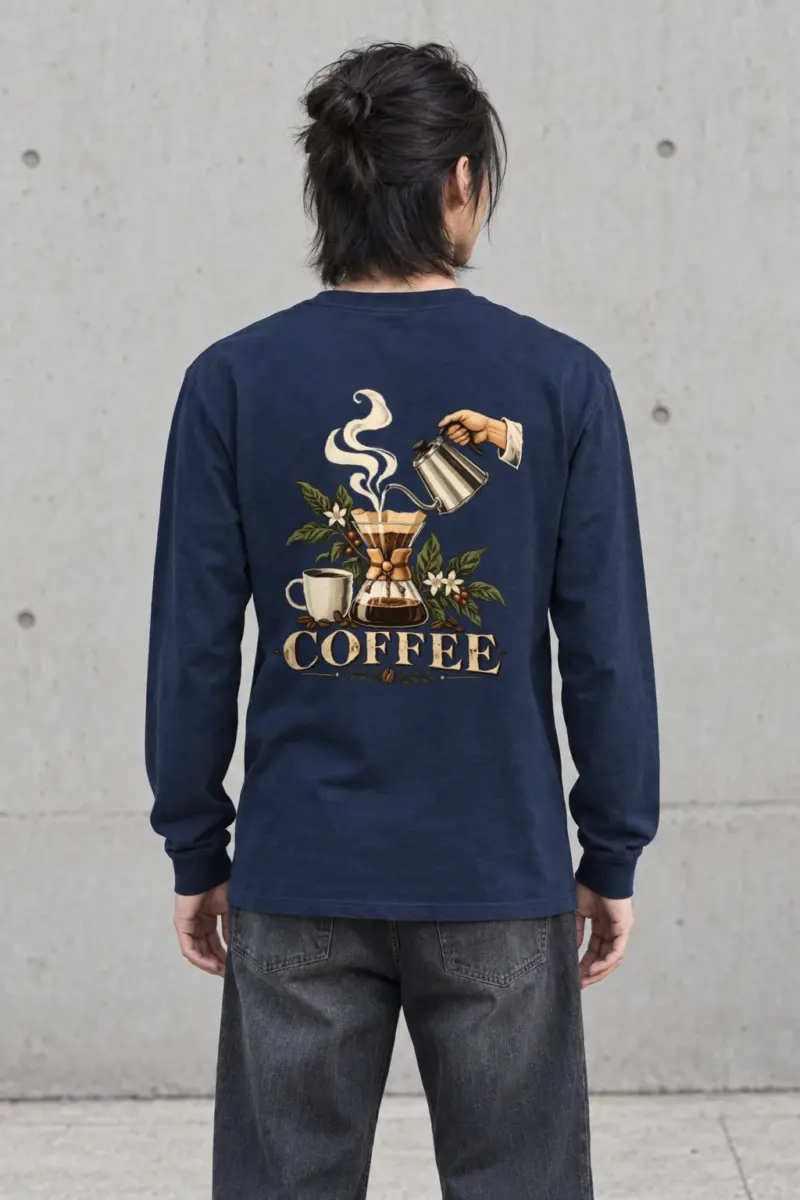 "Coffee Botanicals" Unisex Longsleeve T-shirt