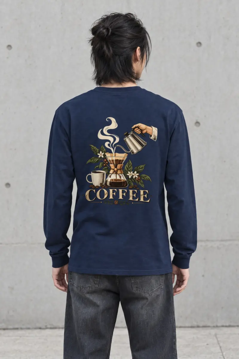 "Coffee Botanicals" Unisex Longsleeve T-shirt