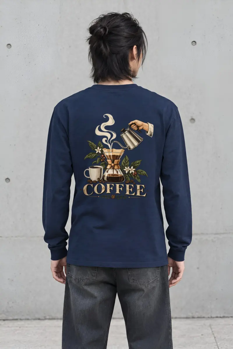 "Coffee Botanicals" Unisex Longsleeve T-shirt