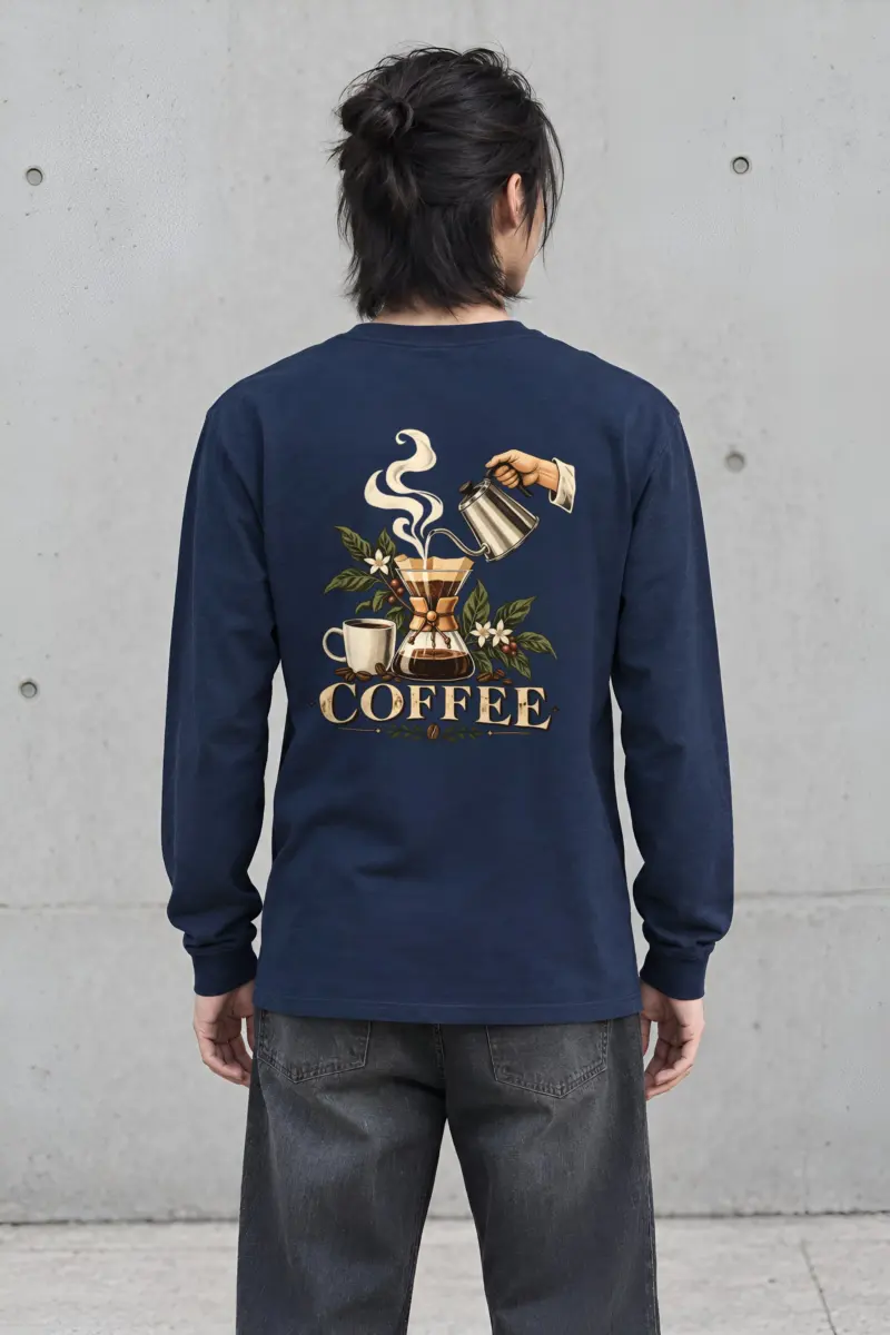 "Coffee Botanicals" Unisex Longsleeve T-shirt