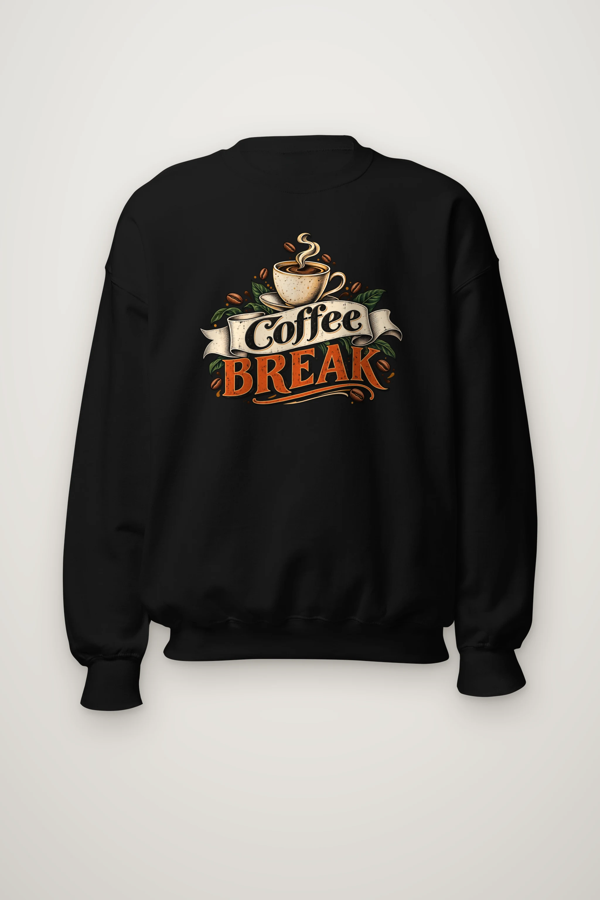 "Coffee Break" Heavy Blend Unisex Crewneck Sweatshirt