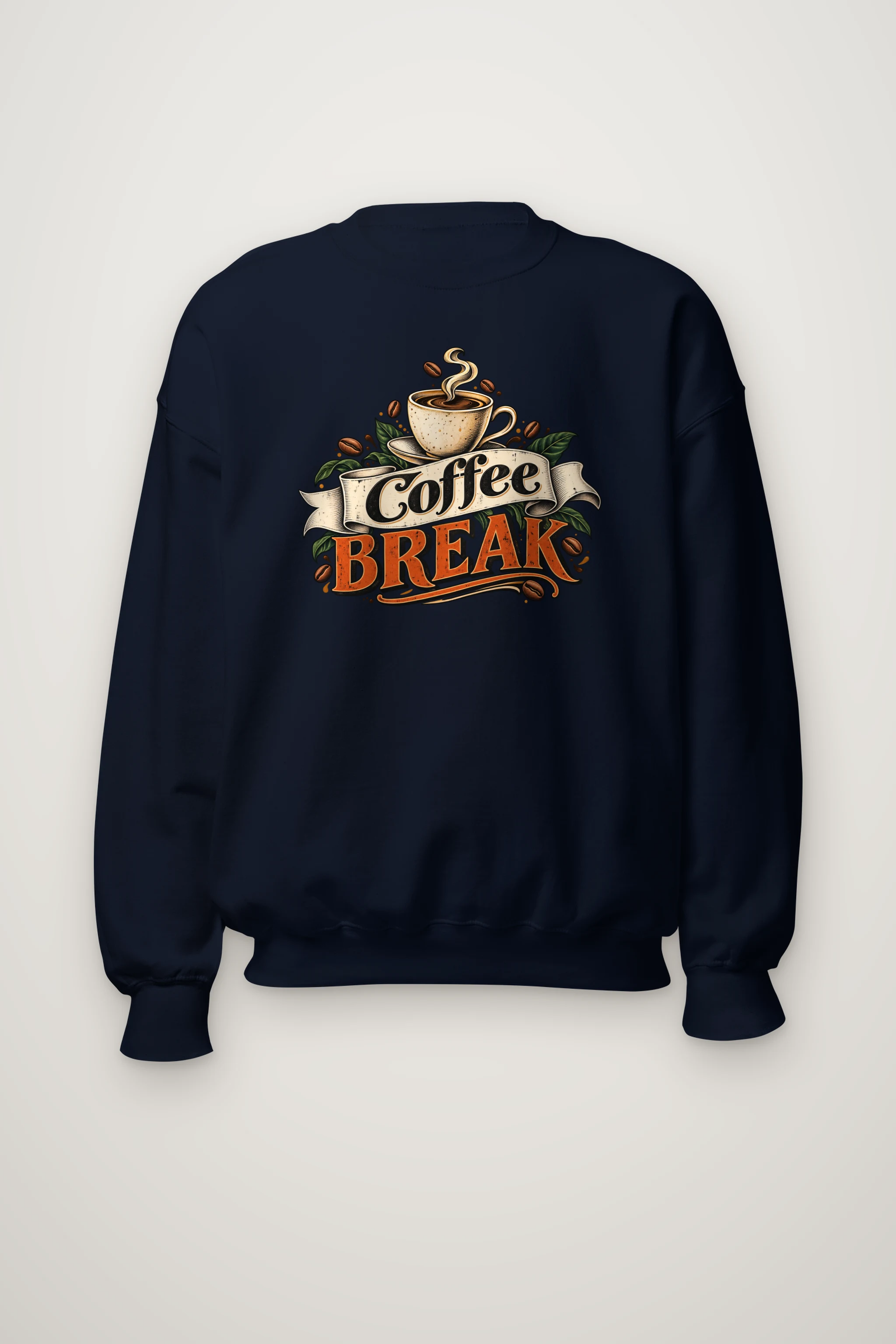 "Coffee Break" Heavy Blend Unisex Crewneck Sweatshirt