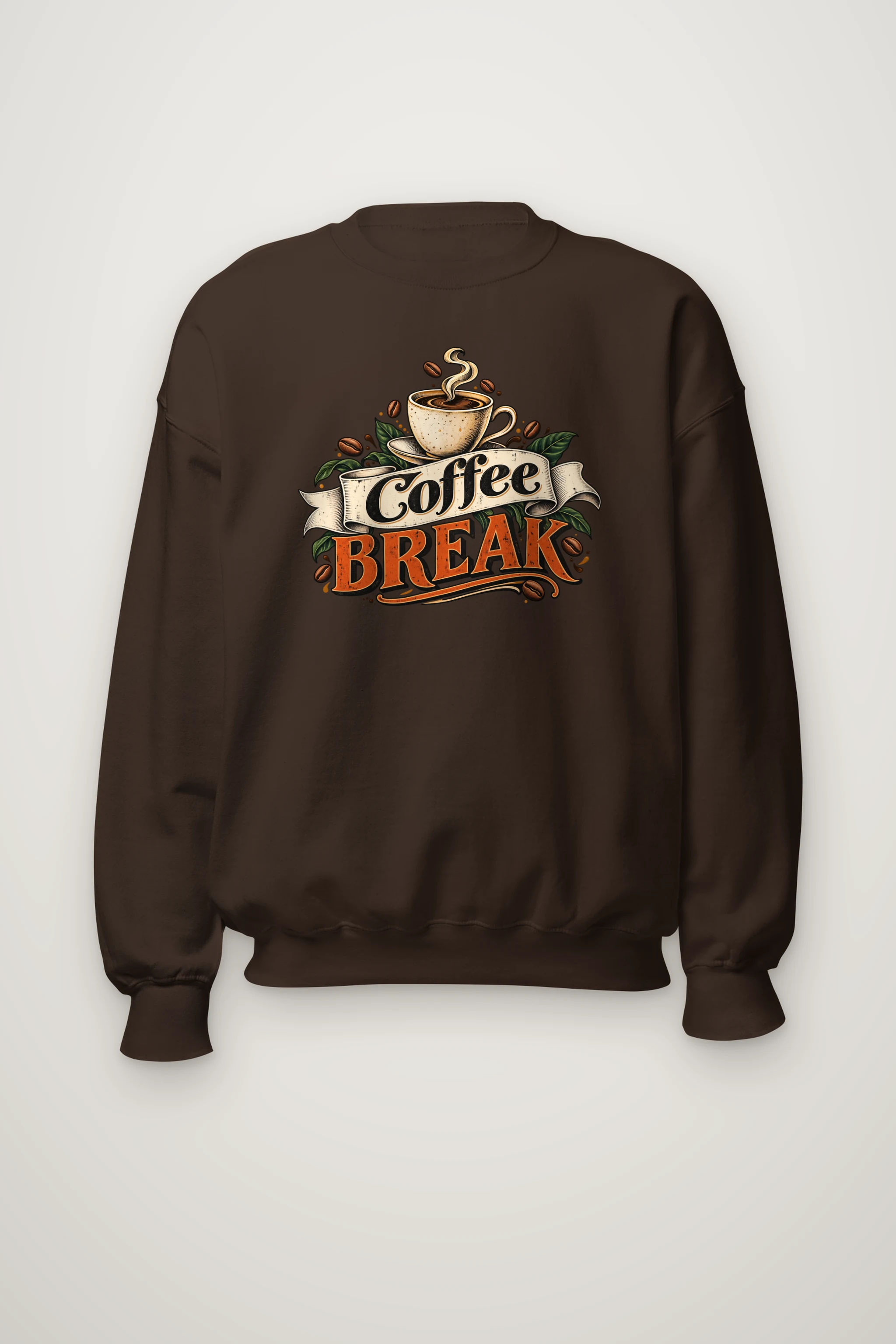 "Coffee Break" Heavy Blend Unisex Crewneck Sweatshirt