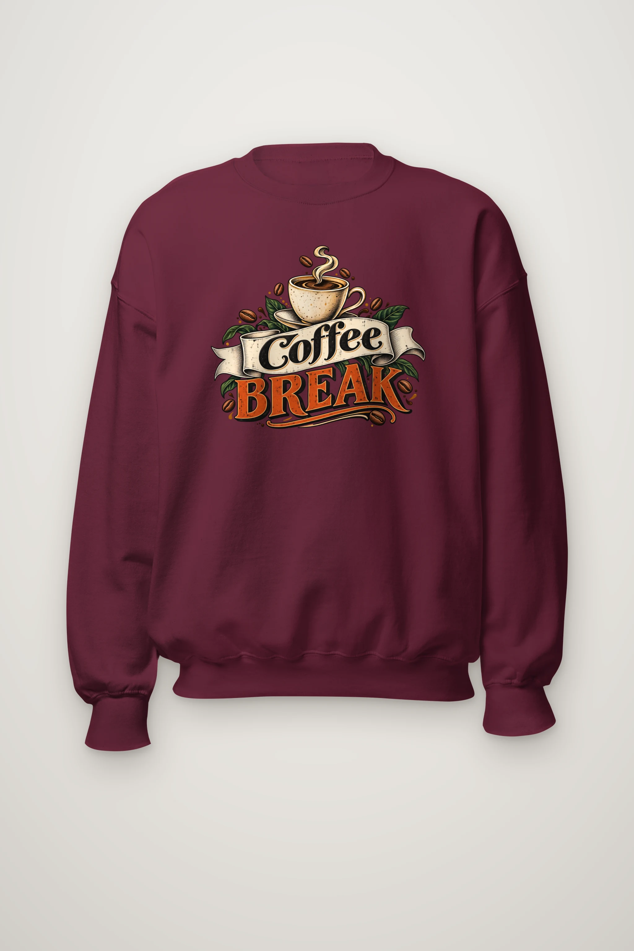 "Coffee Break" Heavy Blend Unisex Crewneck Sweatshirt