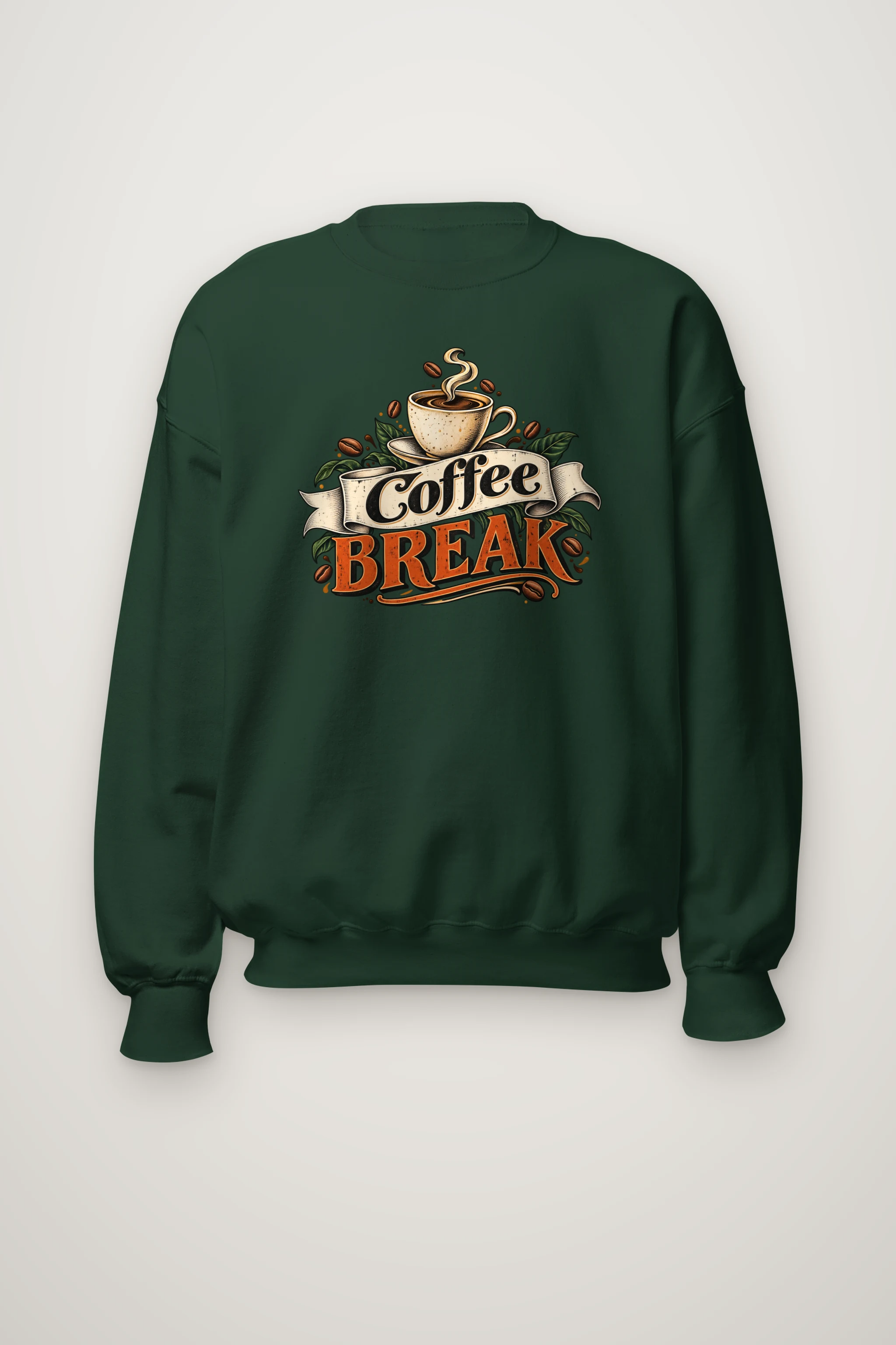 "Coffee Break" Heavy Blend Unisex Crewneck Sweatshirt