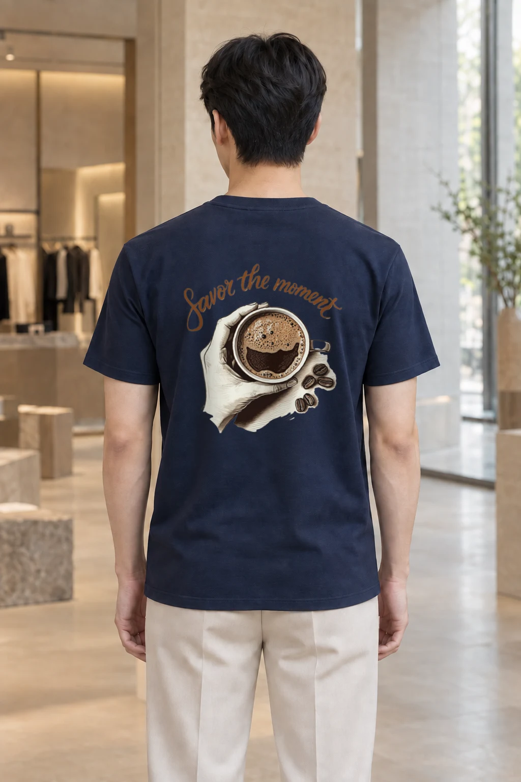 "Coffee Break Ritual" Heavyweight Unisex Crewneck T-shirt | Gildan 5000