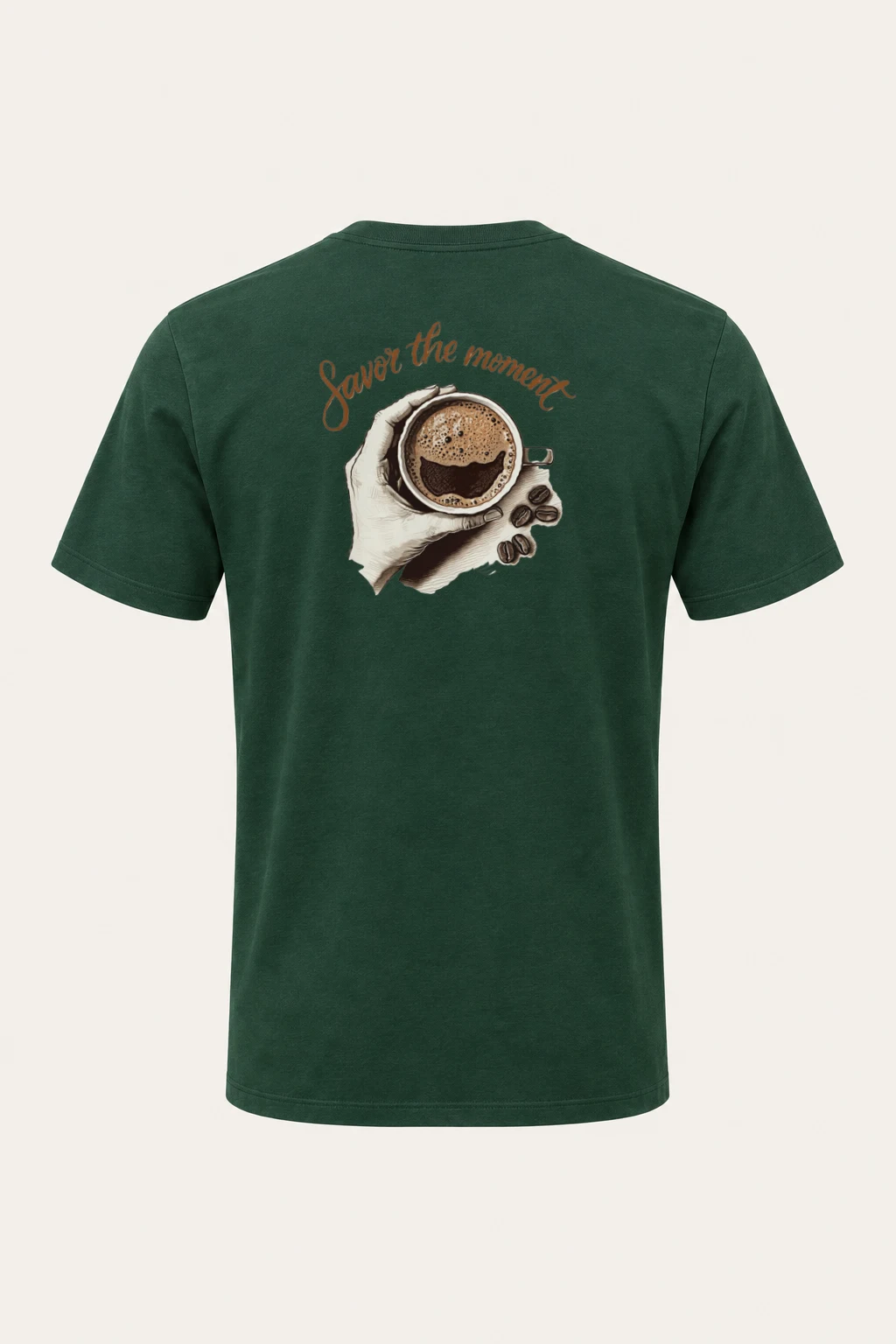 "Coffee Break Ritual" Heavyweight Unisex Crewneck T-shirt | Gildan 5000