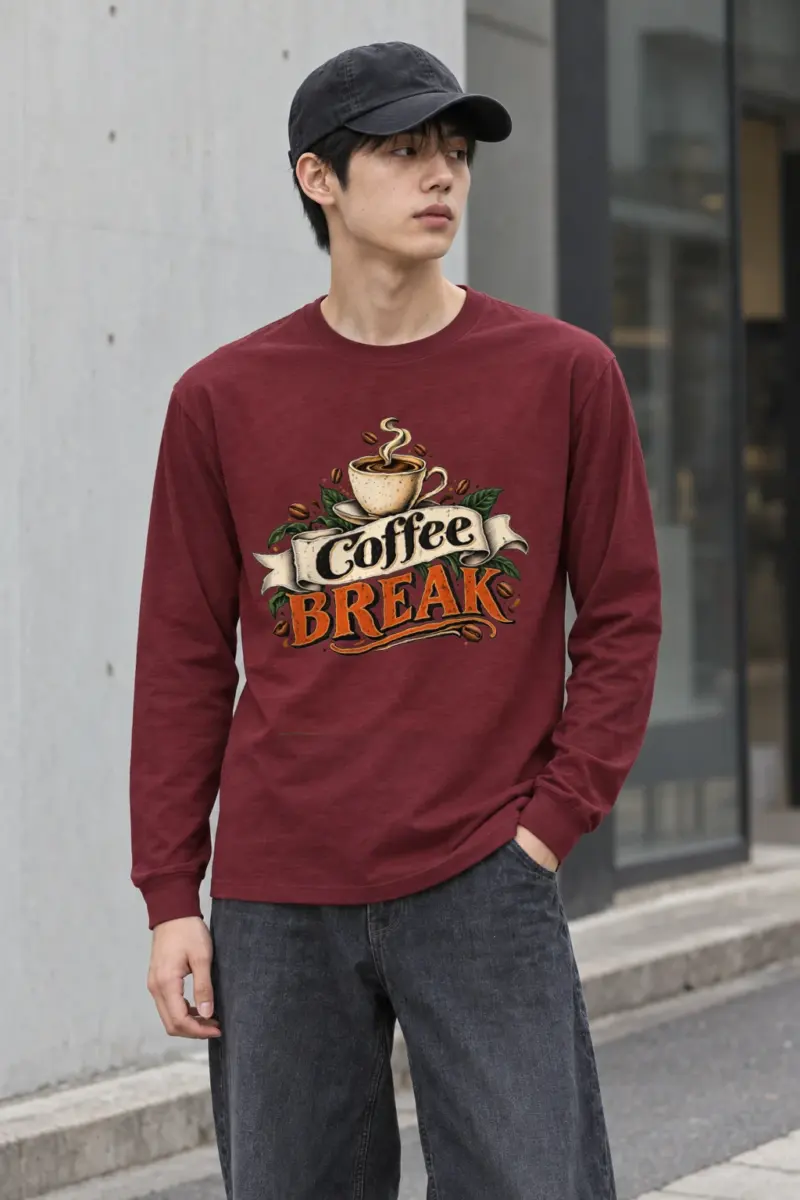 "Coffee Break" Unisex Longsleeve T-shirt