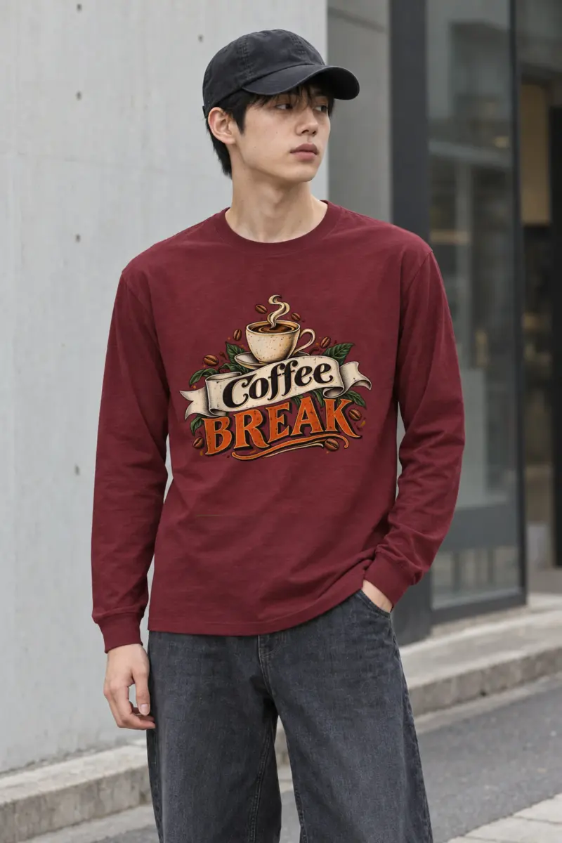 "Coffee Break" Unisex Longsleeve T-shirt