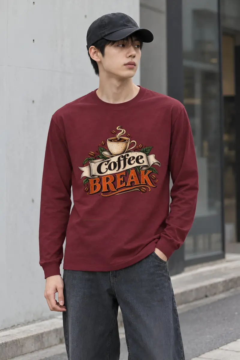 "Coffee Break" Unisex Longsleeve T-shirt