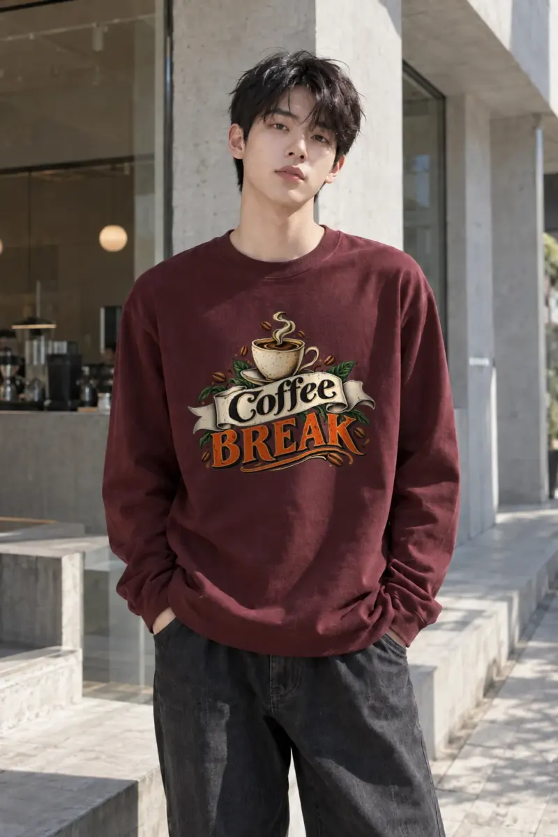 "Coffee Break" Unisex Longsleeve T-shirt | Gildan 2400