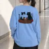 "Coffee Cat Break" Unisex Longsleeve T-shirt | Gildan 2400