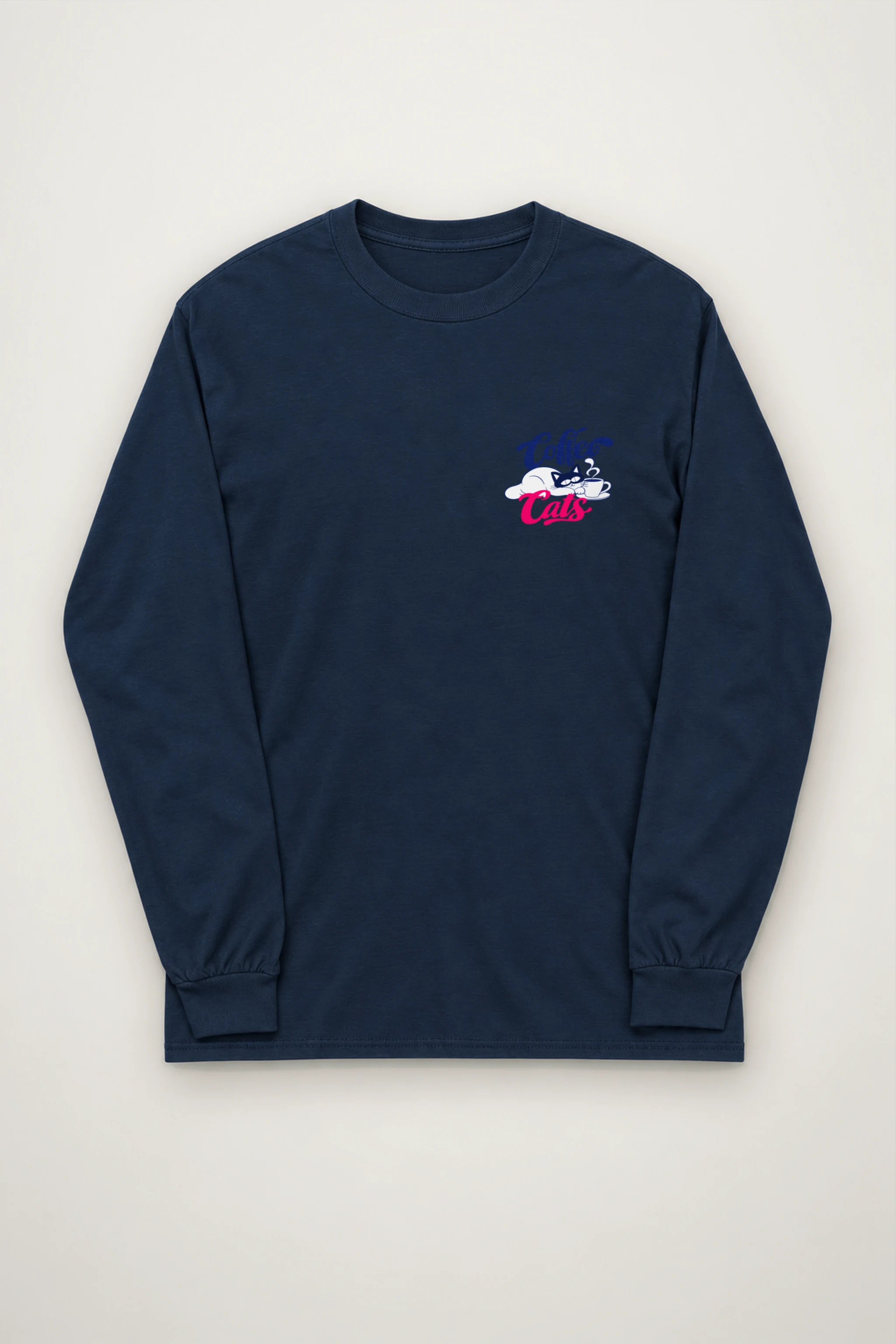 "Coffee Cats Daydreams" Unisex Longsleeve T-shirt