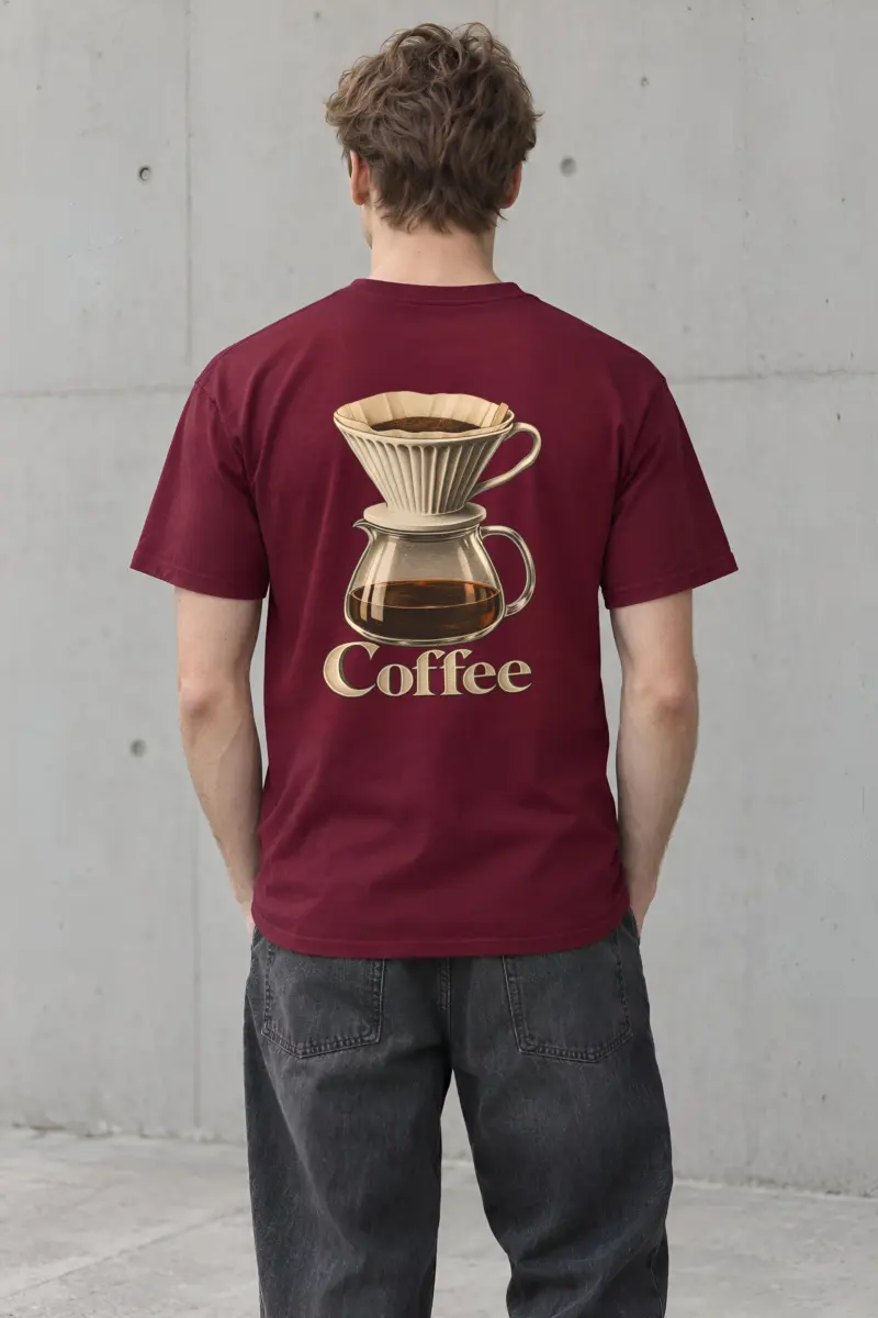 "Coffee Dripper" Heavyweight Unisex Crewneck T-shirt