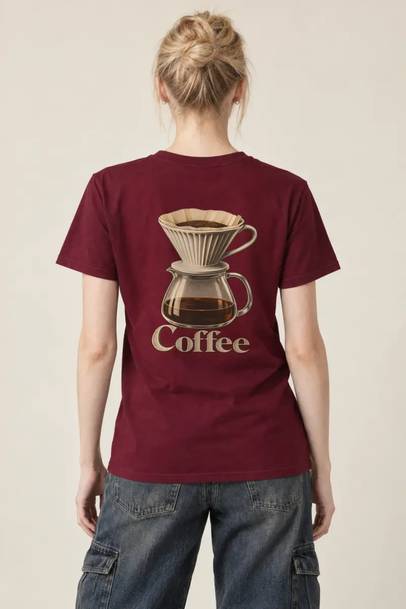 "Coffee Dripper" Heavyweight Unisex Crewneck T-shirt