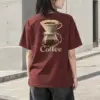"Coffee Dripper" Heavyweight Unisex Crewneck T-shirt | Gildan 5000
