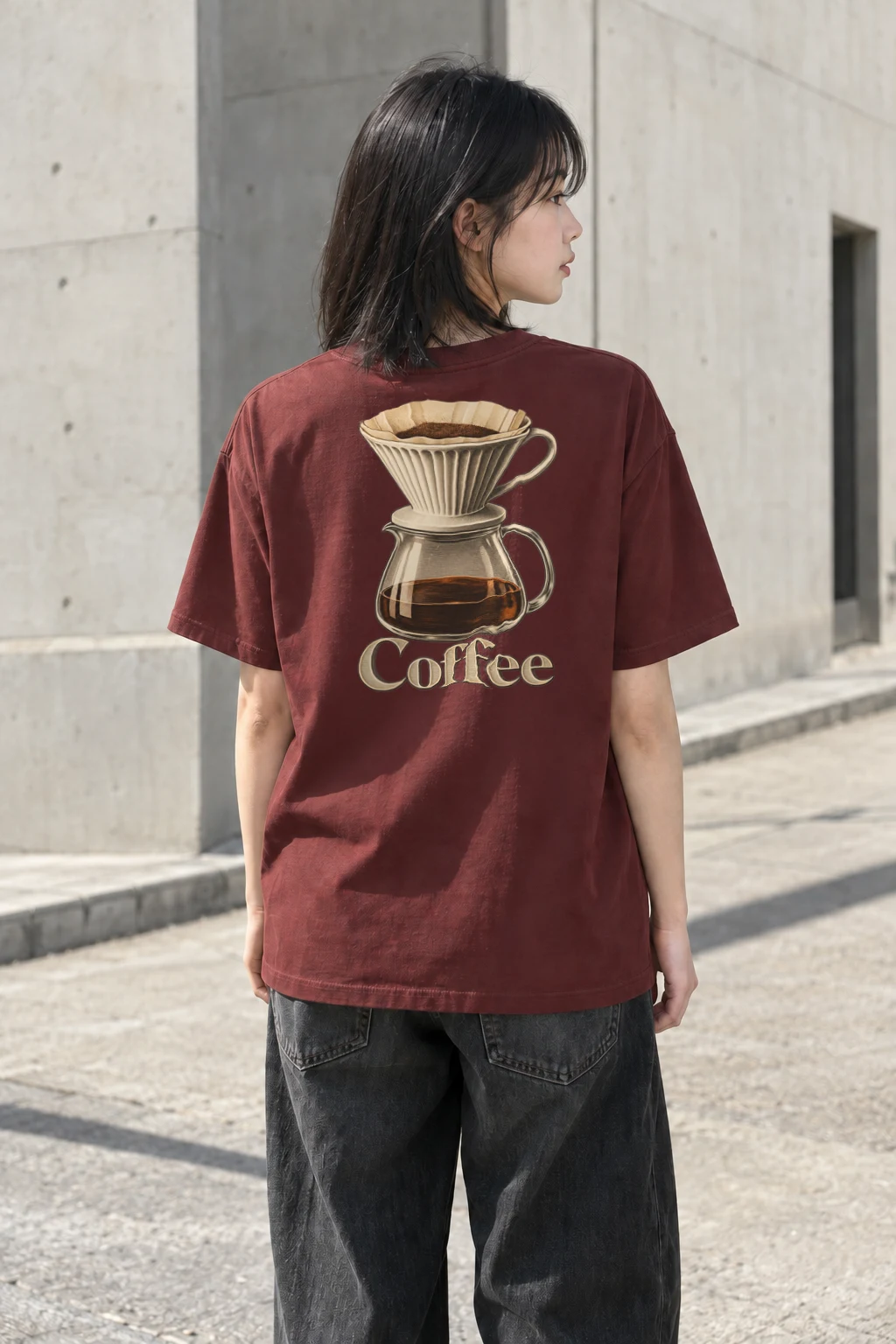 "Coffee Dripper" Heavyweight Unisex Crewneck T-shirt | Gildan 5000