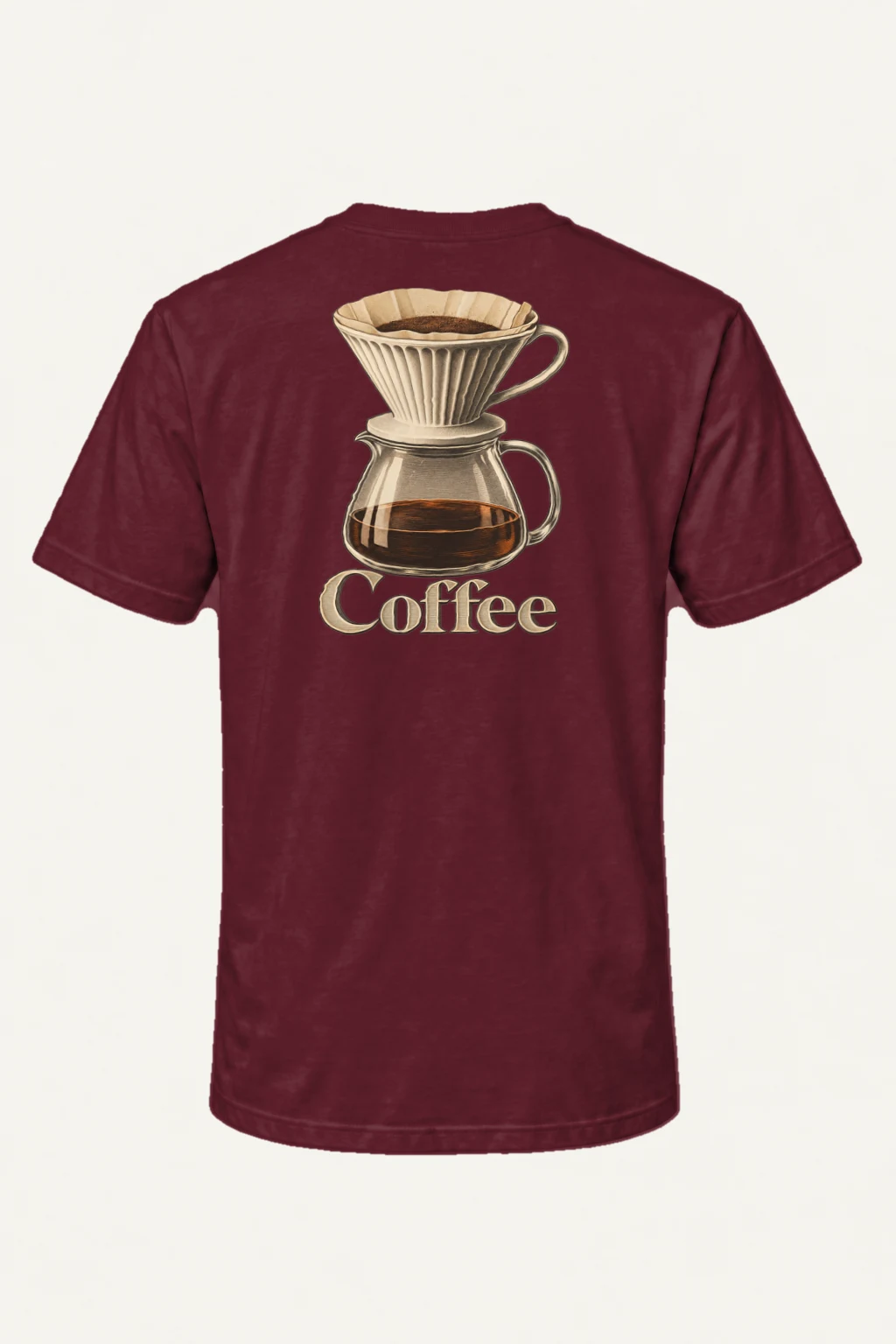 "Coffee Dripper" Heavyweight Unisex Crewneck T-shirt | Gildan 5000