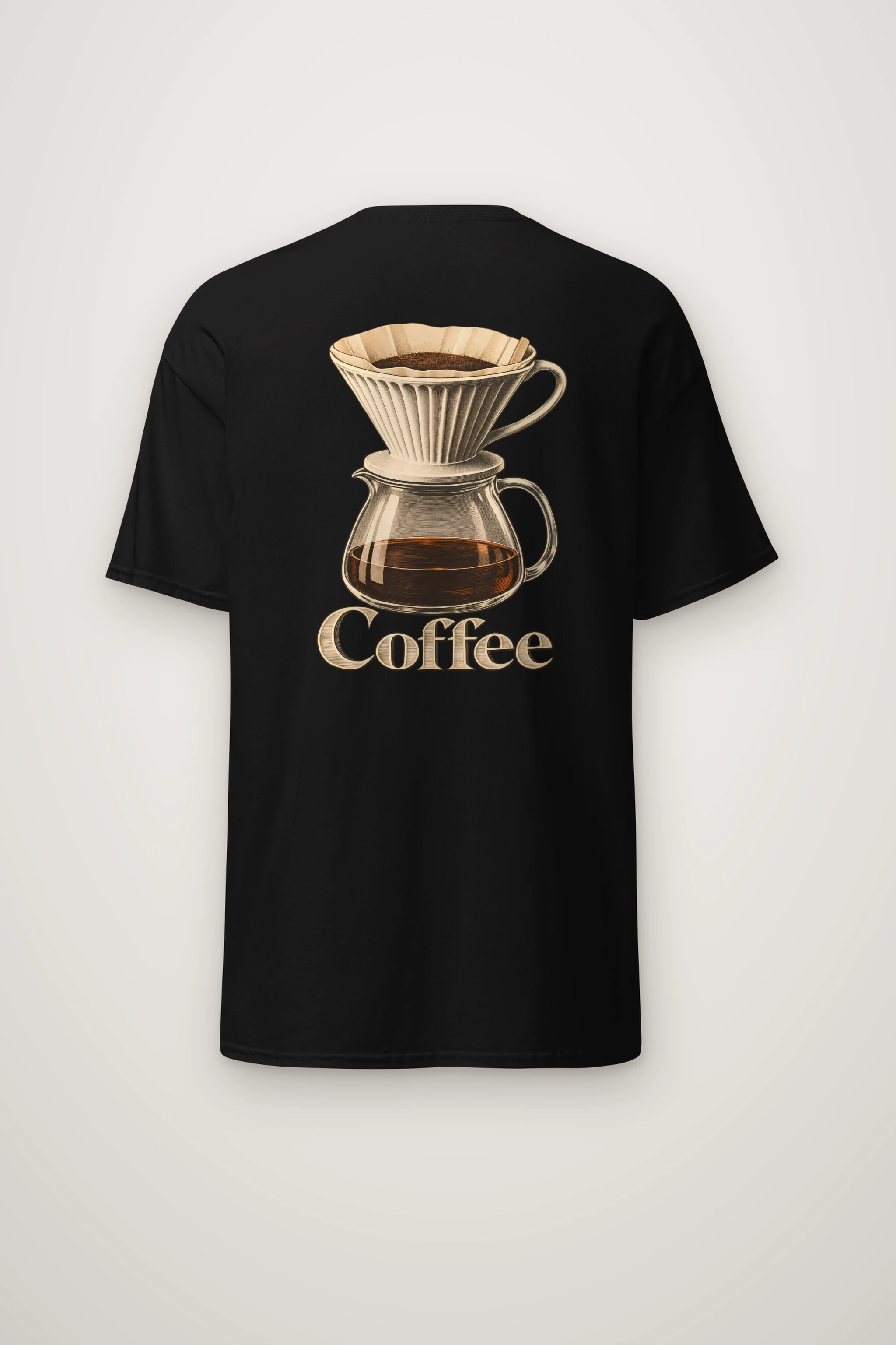 "Coffee Dripper" Heavyweight Unisex Crewneck T-shirt