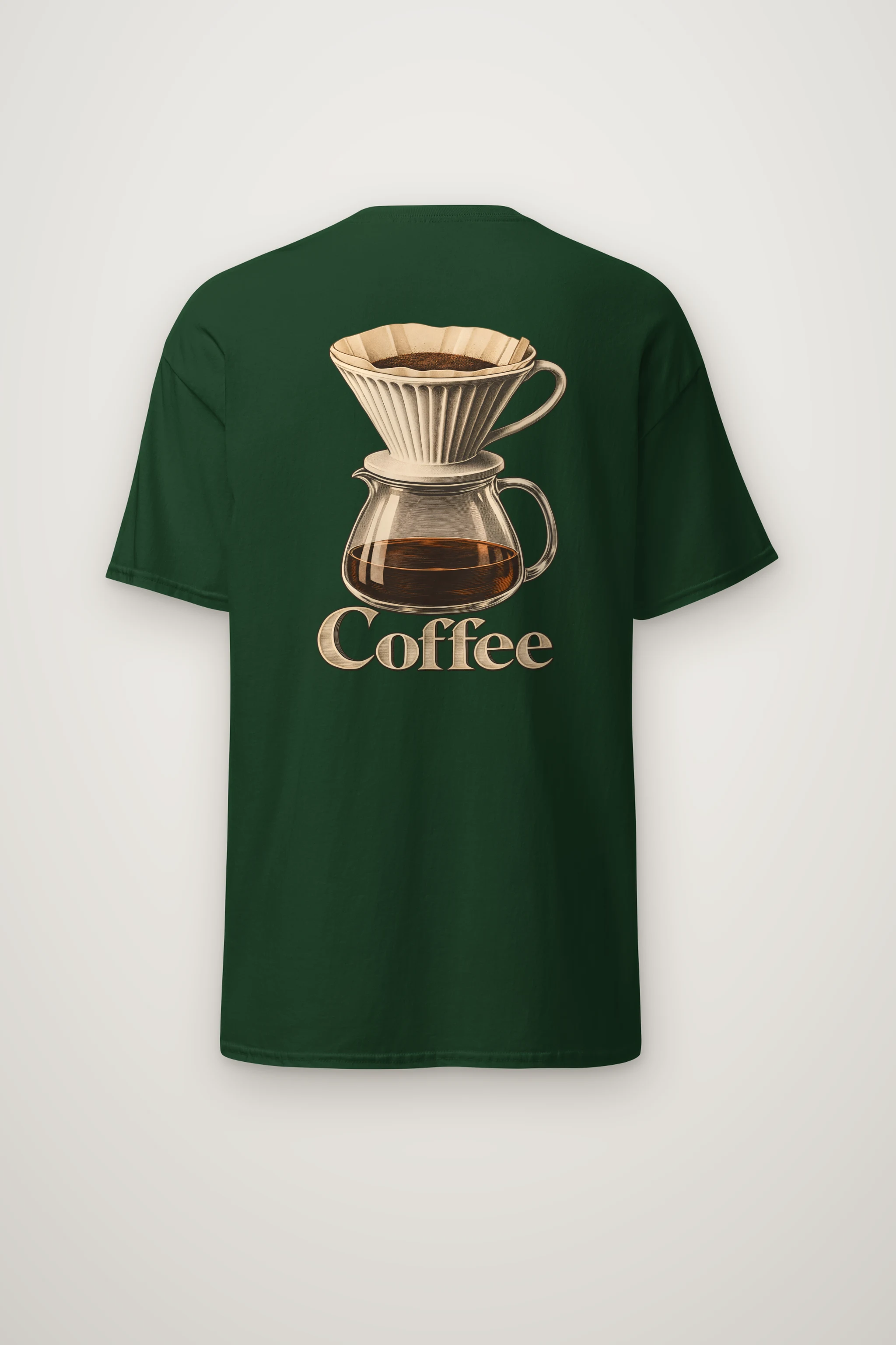 "Coffee Dripper" Heavyweight Unisex Crewneck T-shirt