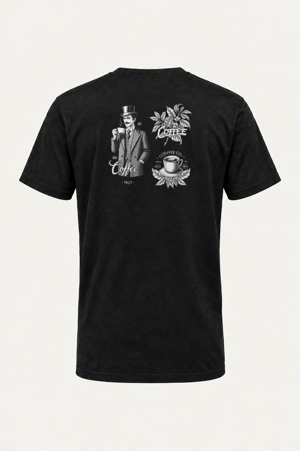 "Coffee Estate 1927" Heavyweight Unisex Crewneck T-shirt | Gildan 5000