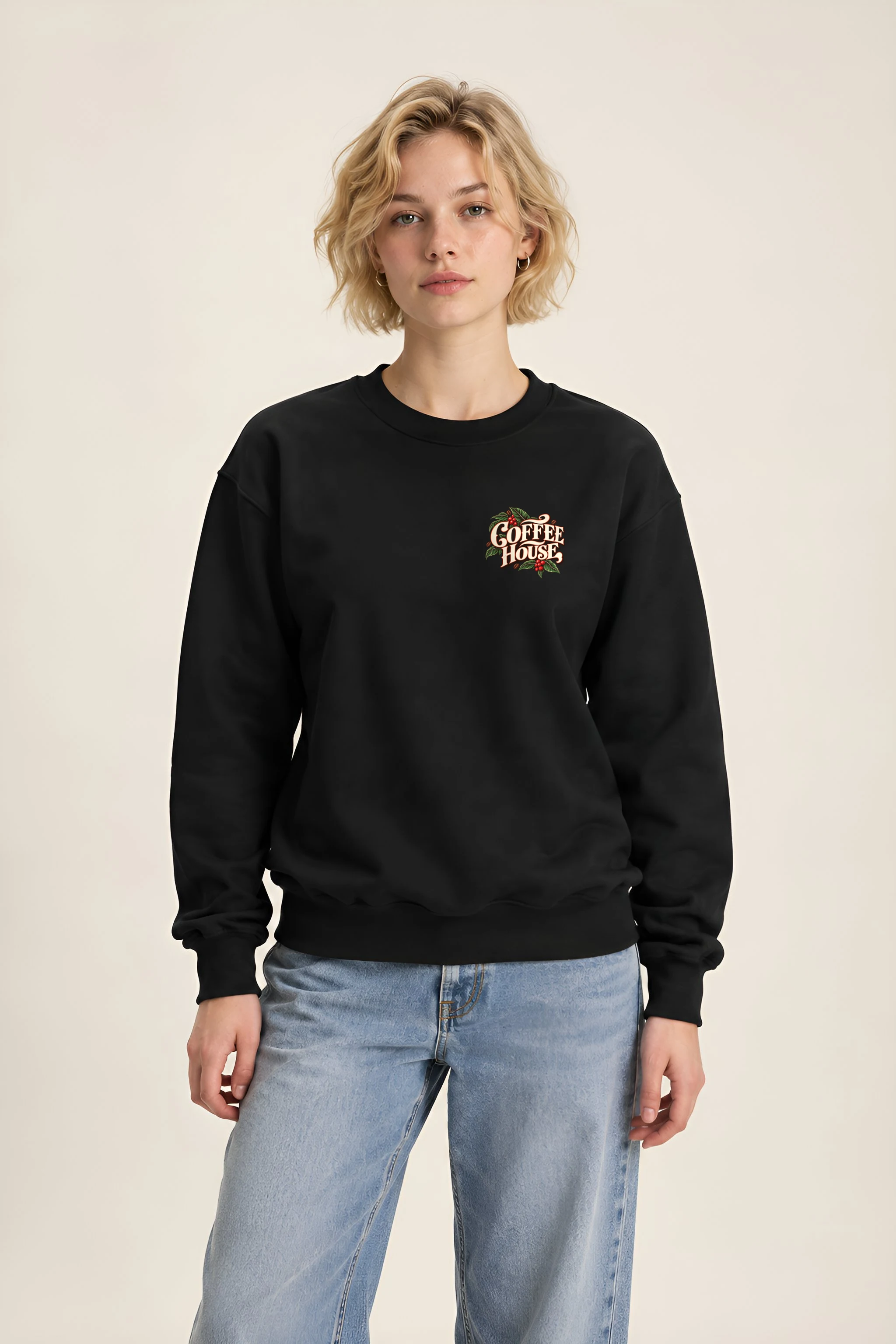 "Coffee House Baristas" 1 Crewneck Sweatshirt