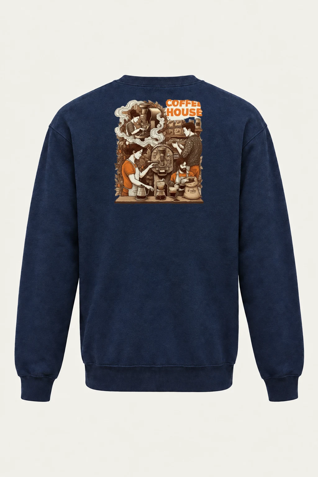 "Coffee House" Heavy Blend Unisex Crewneck Sweatshirt | Gildan 18000