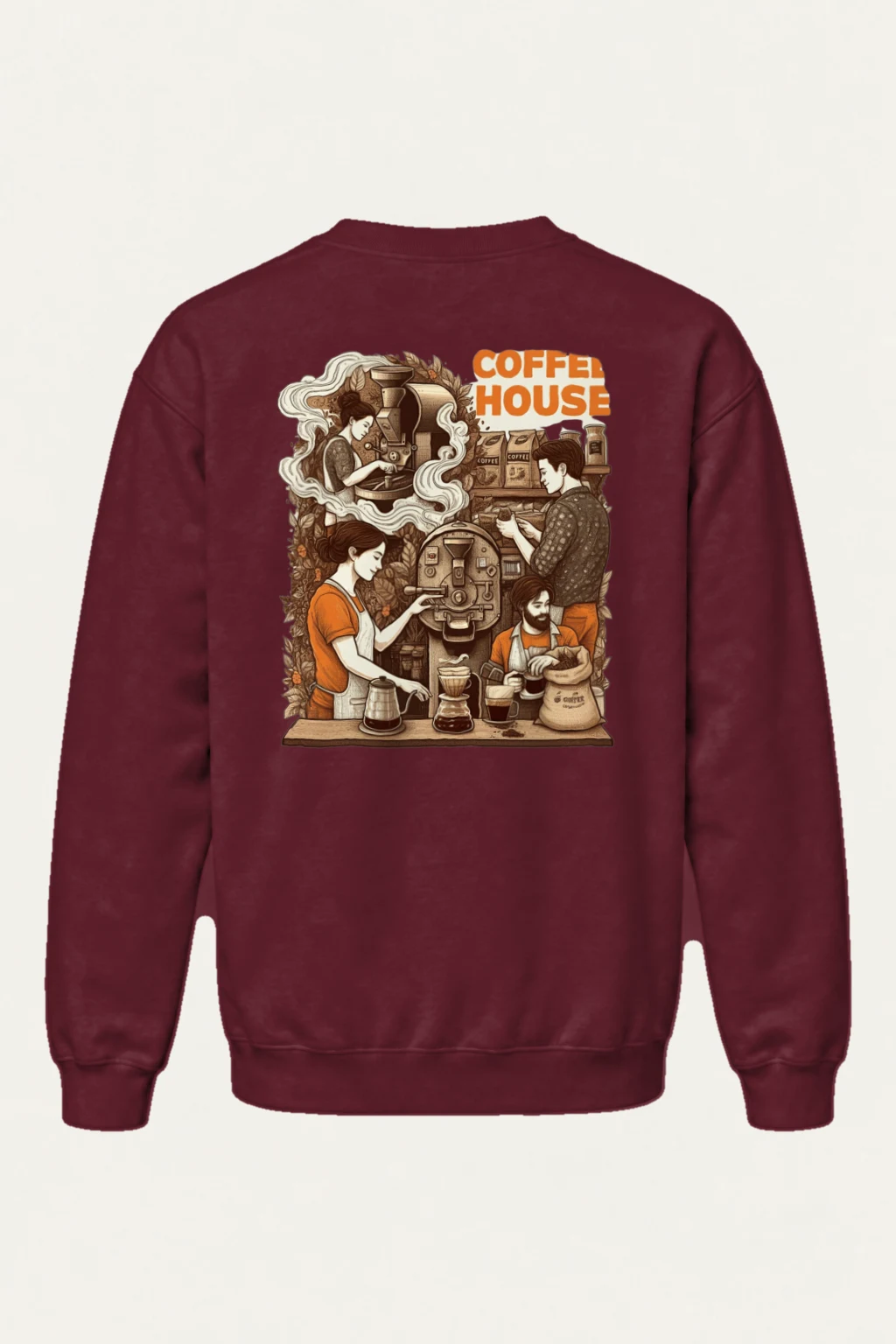 "Coffee House" Heavy Blend Unisex Crewneck Sweatshirt | Gildan 18000