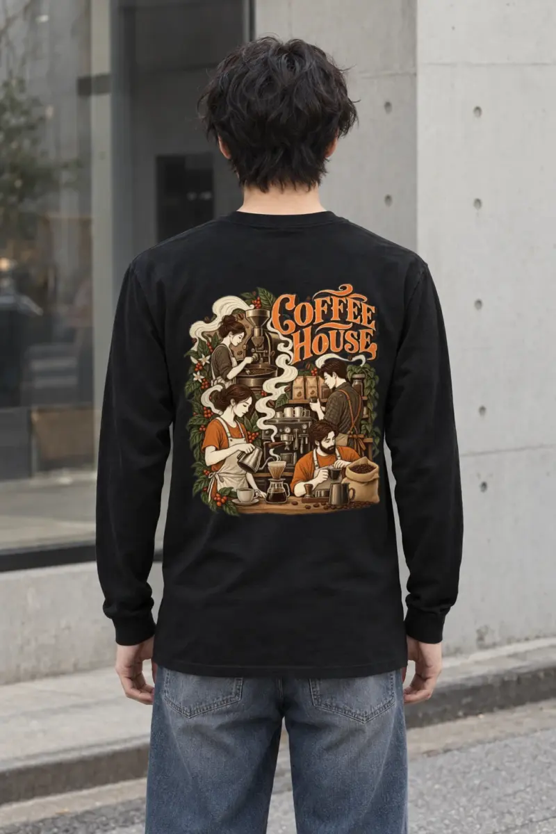 "Coffee House" Unisex Longsleeve T-shirt